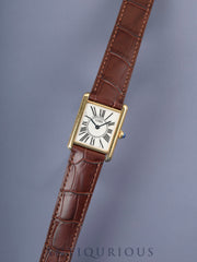 カルティエ マストタンク LM W1005554 / 590005 クォーツ Cal.90  SV925  革 純正Dバックル（GP）オパラン文字盤 オーバーホール済み