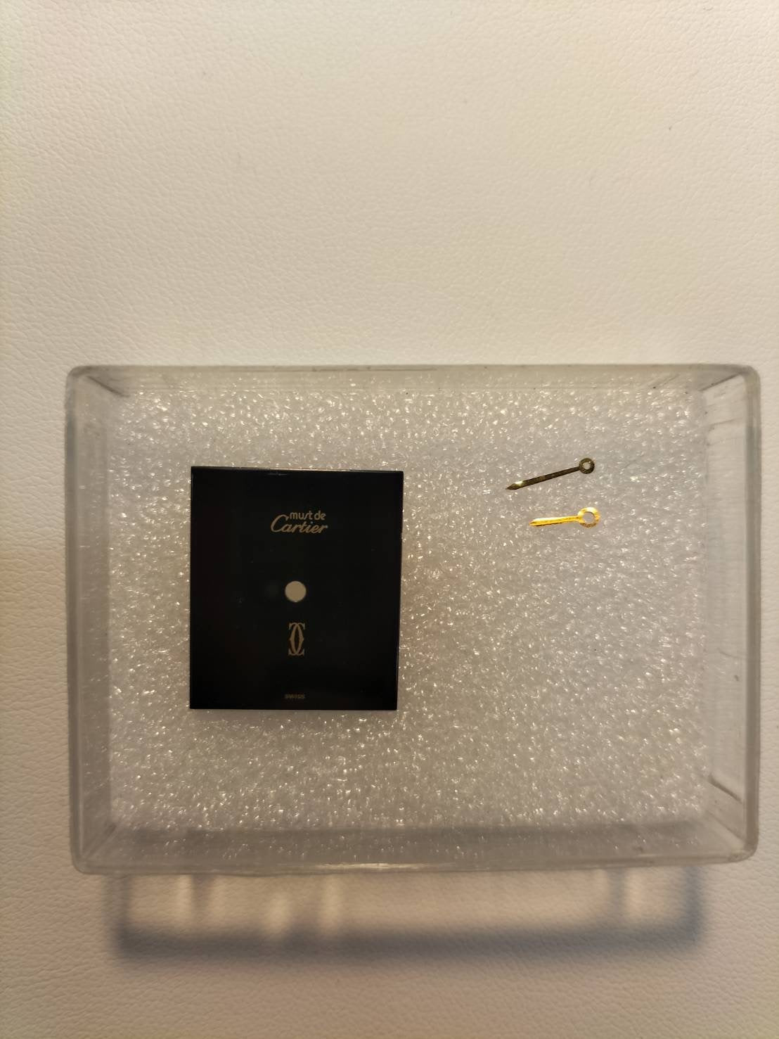 カルティエ マストタンク LM 手巻き Cal.78-1 SV925 革 純正ピンバックル（GP）オニキス文字盤（SWISS表記） オーバーホール済み