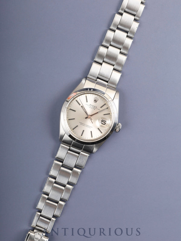 ロレックス オイスターパーペチュアルデイト 1500 自動巻き Cal.1570 SS SS シルバー文字盤 23番台（1967年） オーバーホール済み