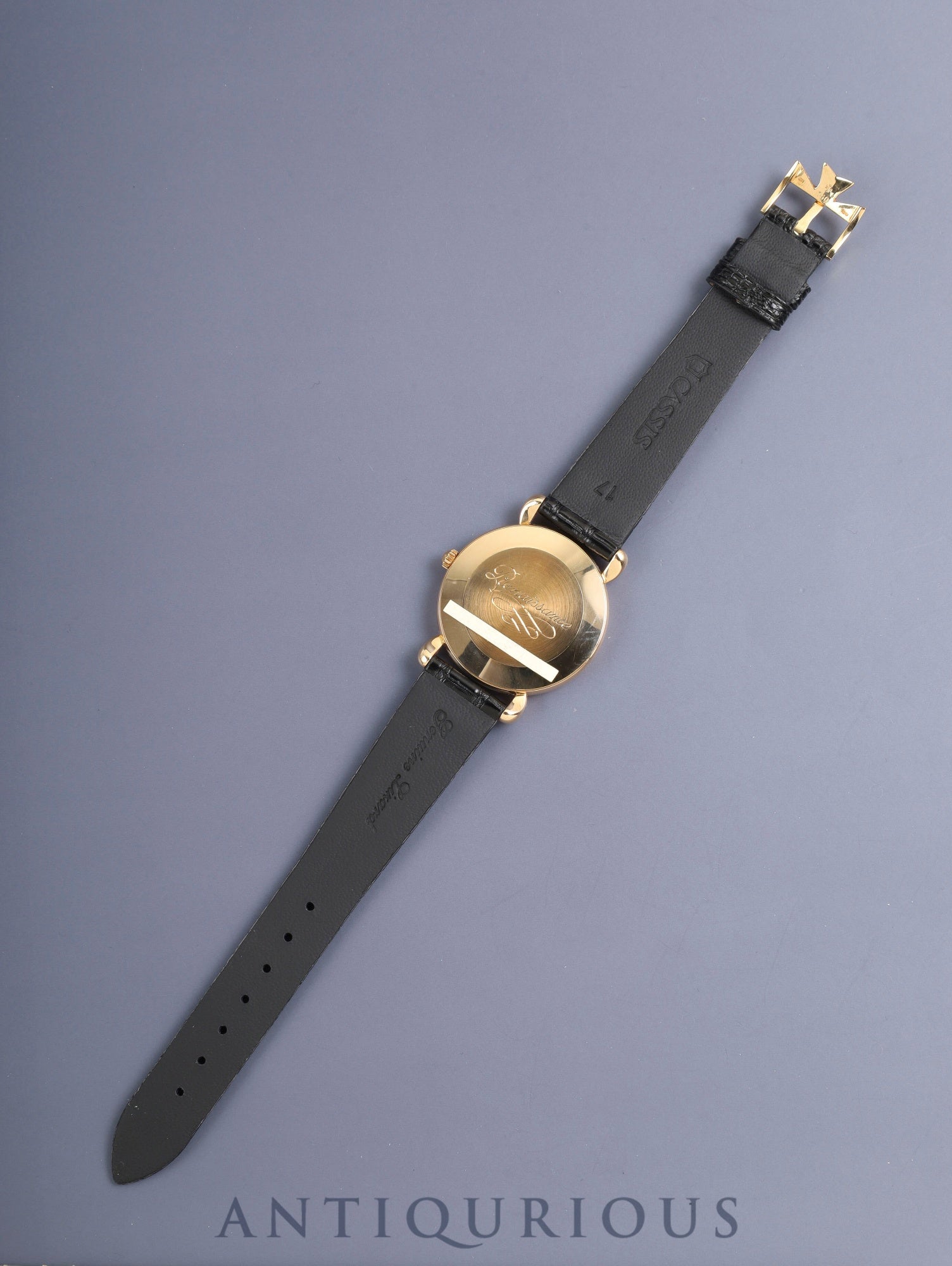 ヴァシュロン・コンスタンタン ヒストリカル ルネサンス 92084/1 手巻き Cal.1014/1 750YG 革 純正ピンバックル（750YG）ゴールド文字盤 箱 ケース オーバーホール済み