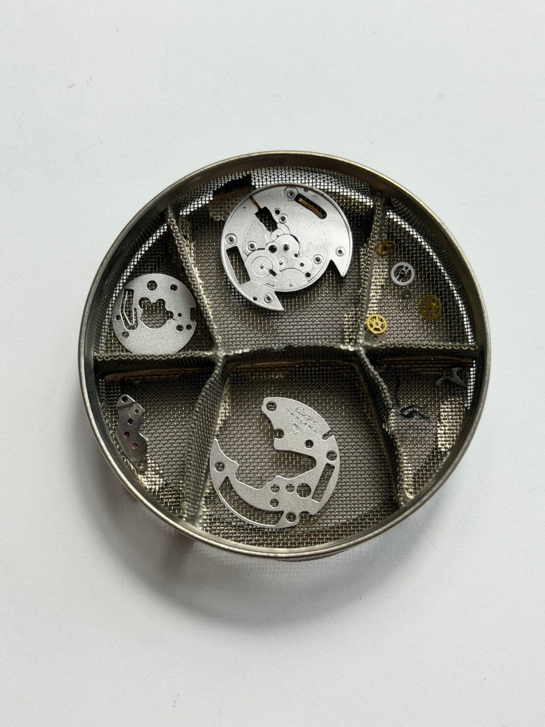 カルティエ サントス オクタゴン SM W2001683 / 187903 クォーツ Cal.87 SS/YG SS/YG アイボリーローマン文字盤（SWISS表記） 箱 冊子 保証書（無記載）オーバーホール済み