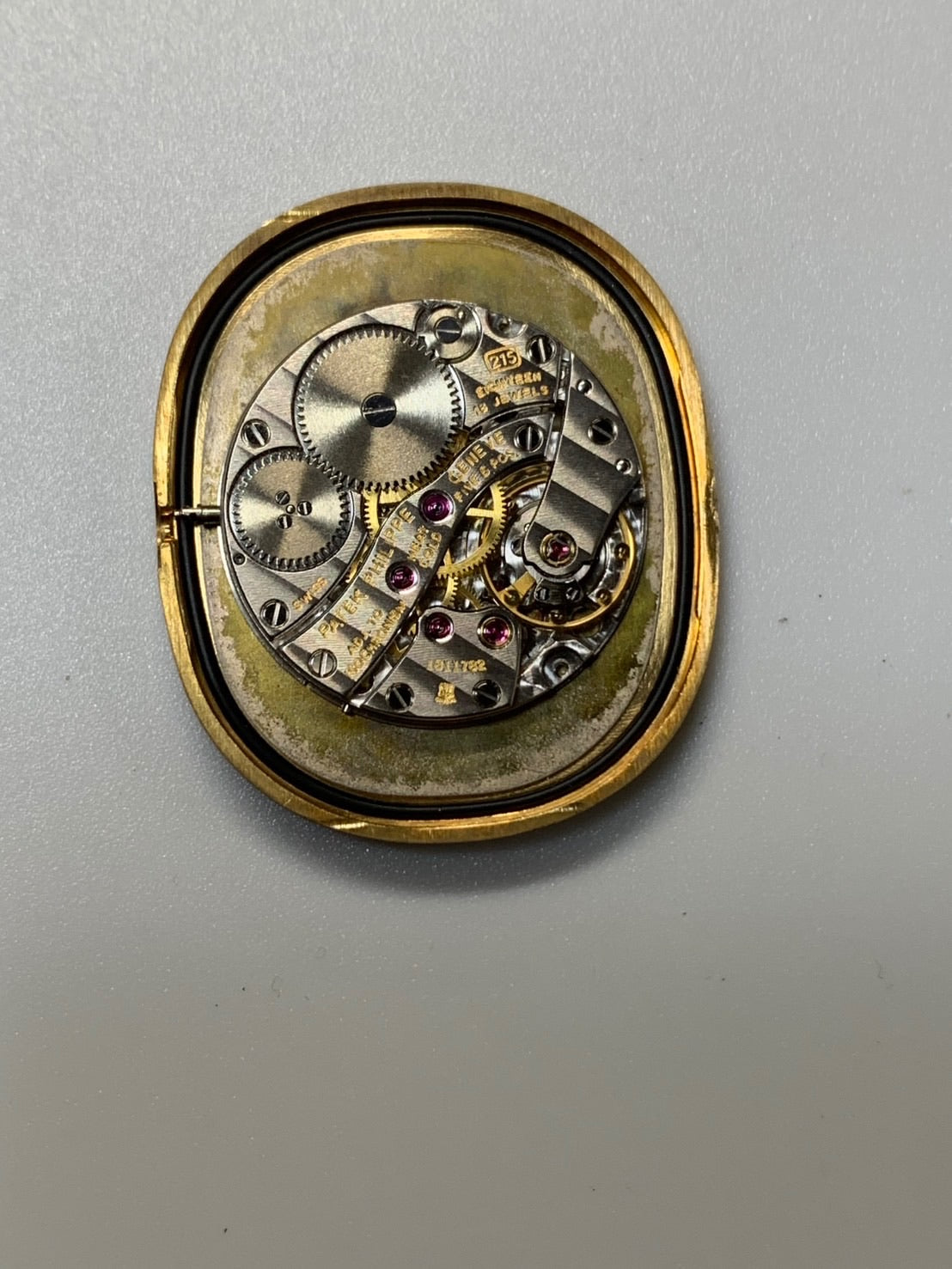 Patek Philippe Golden Ellipse 3989 Manual winding Cal. 215 750YG Leather strap Original pin buckle (750YG) White Roman dial Document case Booklets Warranty (1989) Overhauled