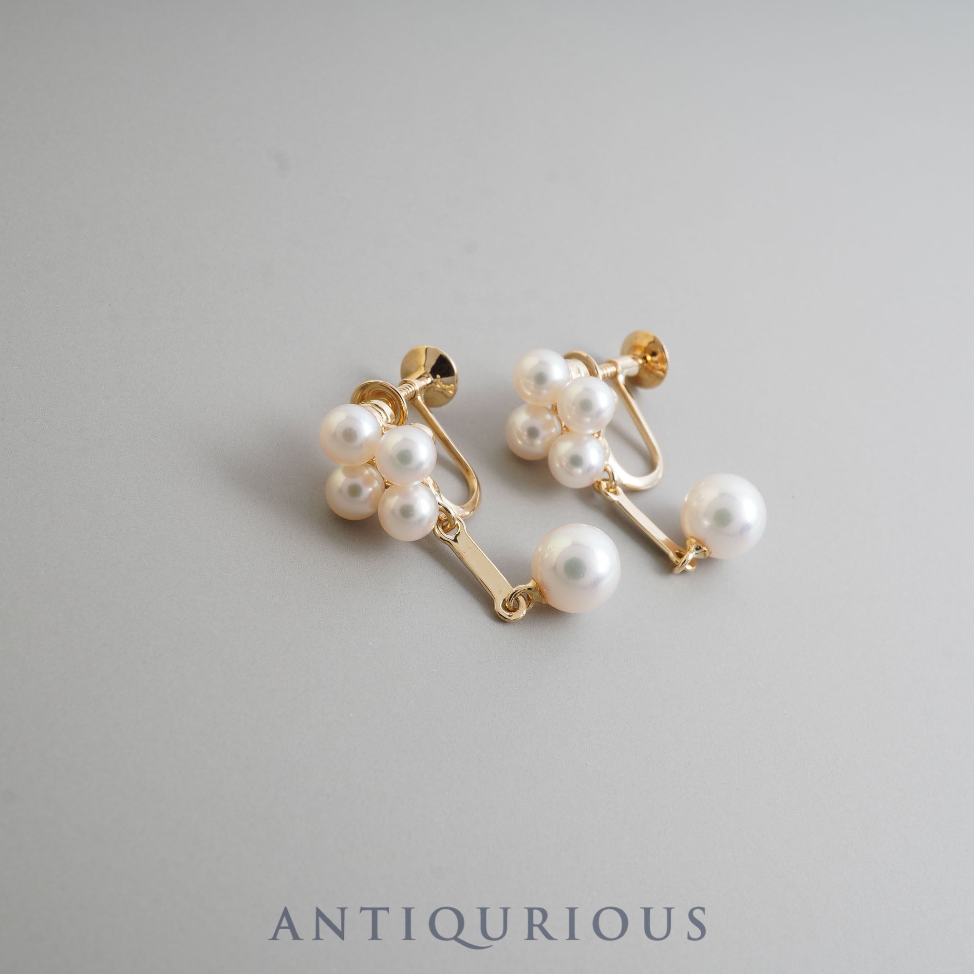 Earrings/pierced earrings Akoya pearl