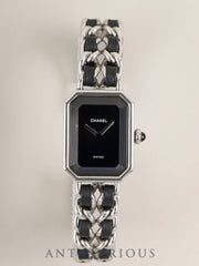 Chanel Première M H0451 Quartz Cal.976.001 SS Leather/SS Black Dial (SWISS marking) Box Booklet Warranty (1997) Overhauled