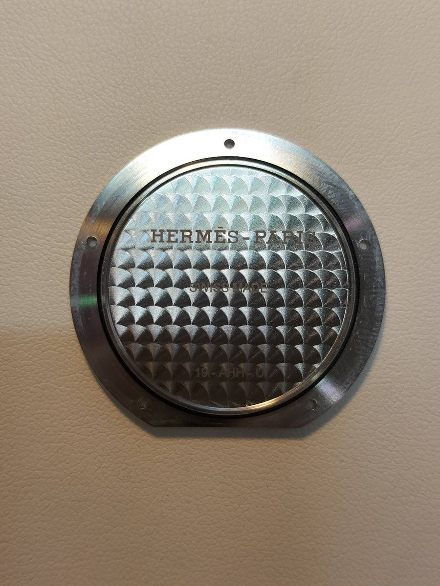 エルメス アルソー AR7Q.810.630 クォーツ SS 純正革ベルト（B刻印：2023）純正尾錠（SS） ブルーアラビア文字盤 箱 冊子 保証書（2023年） オーバーホール済み