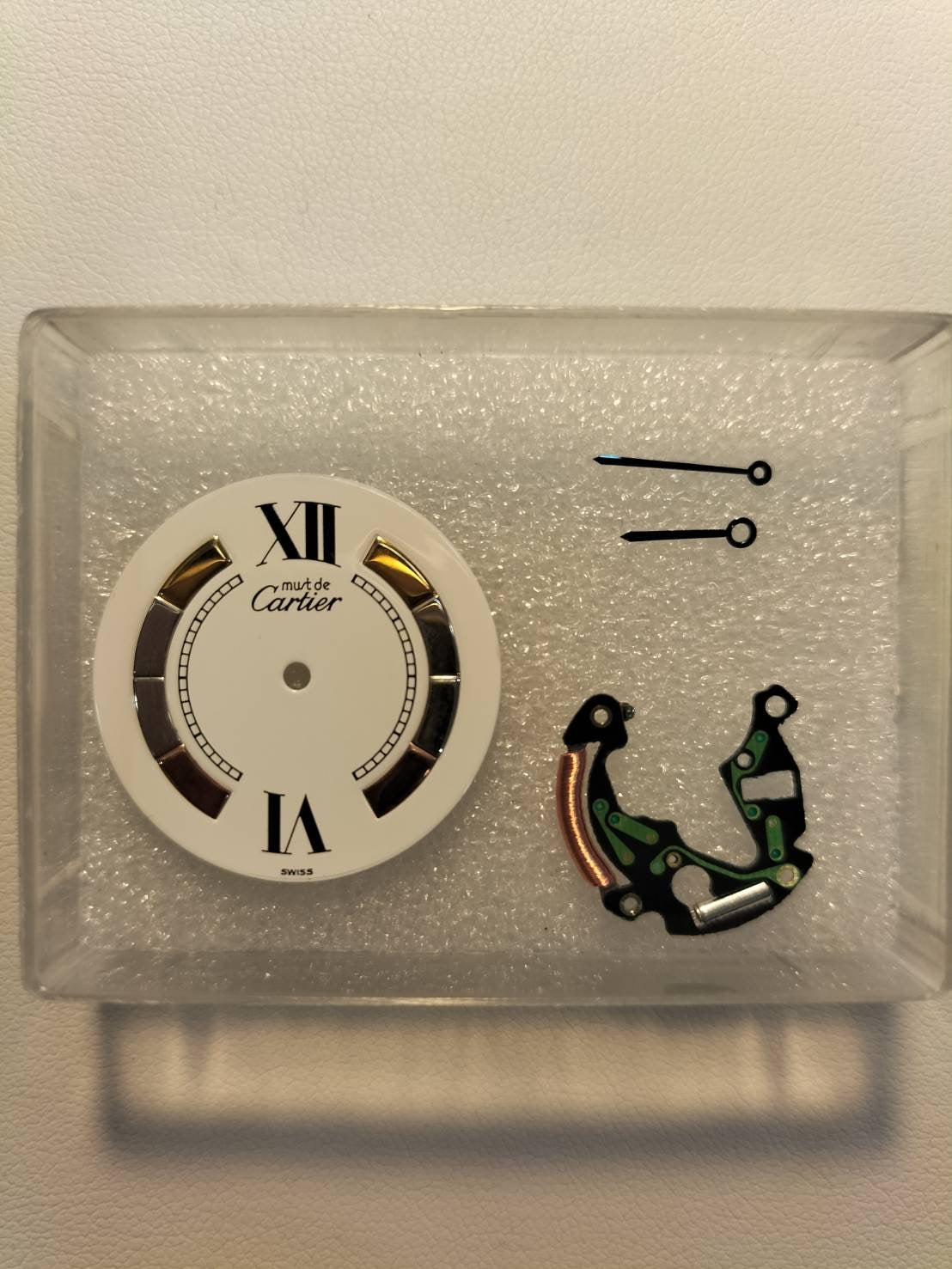 カルティエ マスト ヴァンドーム VLC LM W1006454 / 590003 クォーツ Cal.90 SV925 革 純正尾錠（GP） サイドトリニティ文字盤 オーバーホール済み