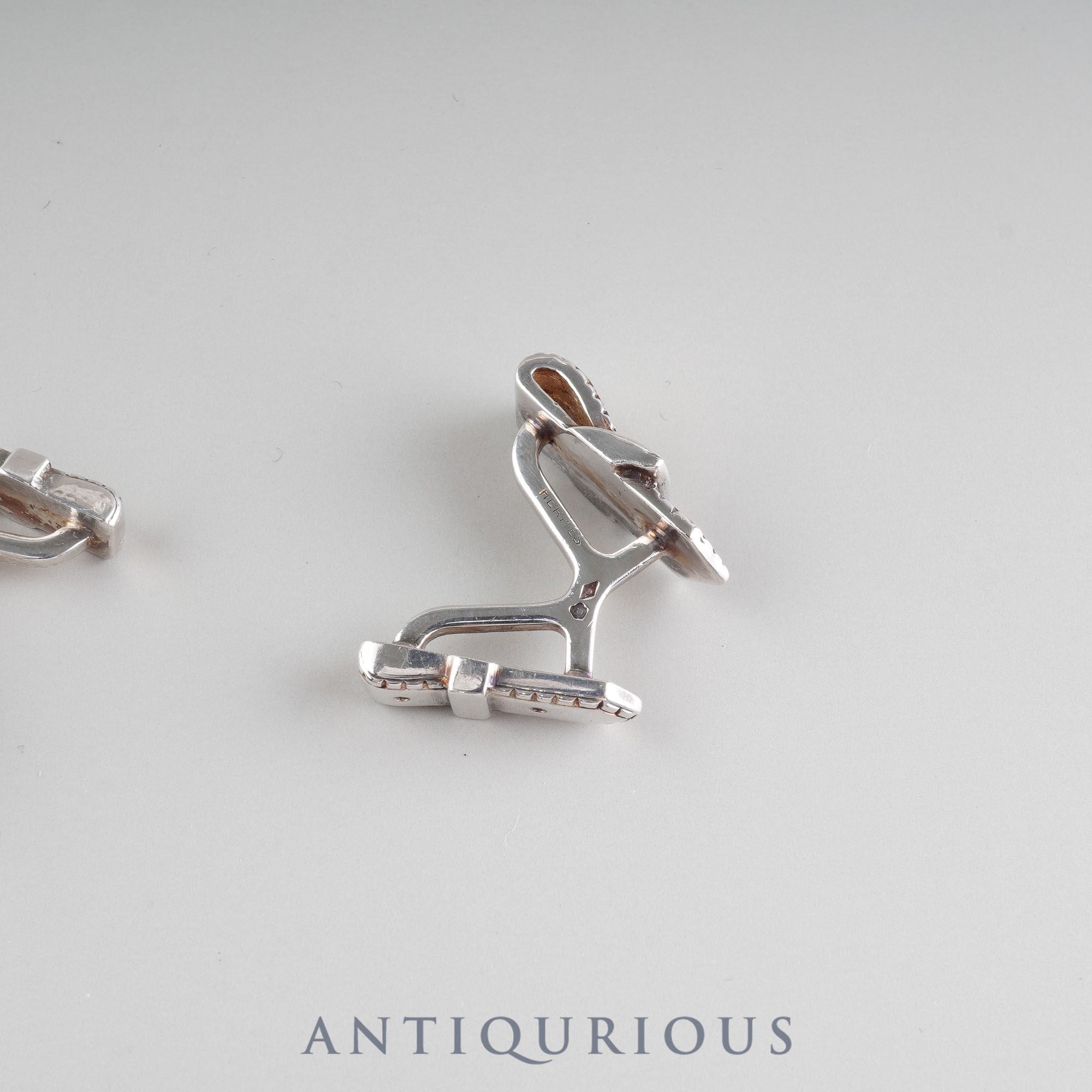 Hermes cufflinks with belt motif