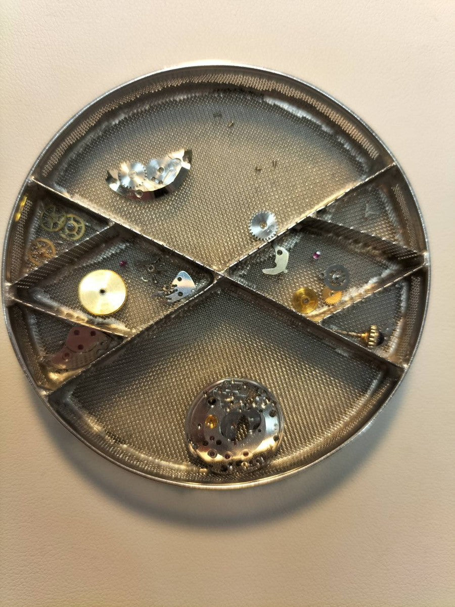 カルティエ マストタンク SM 手巻き Cal.78-1 SV925 革 純正尾錠（GP）アイボリーローマン文字盤 オーバーホール済み