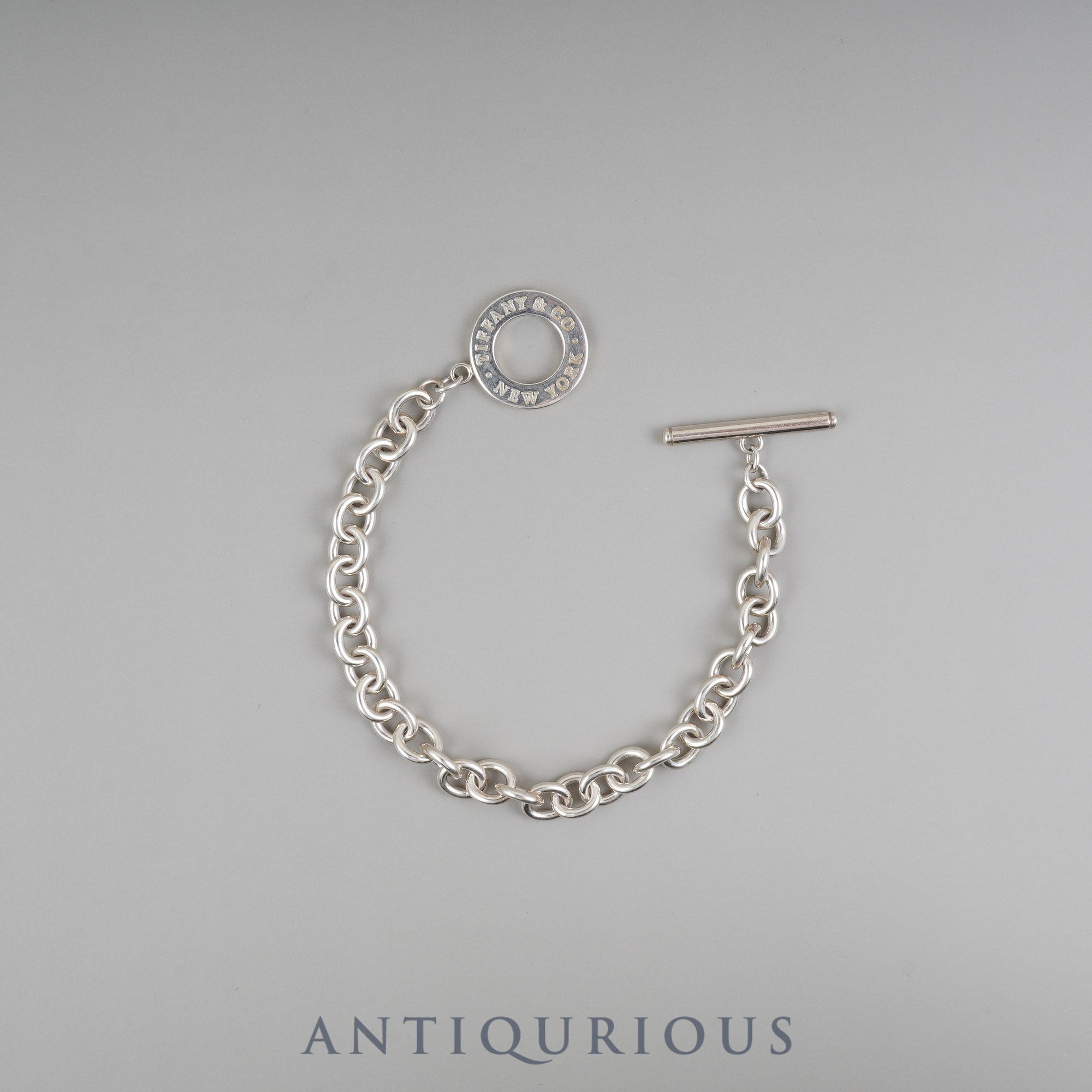 美品 ティファニー ブレスレット トグル シルバー 925 箱・保存袋付き ティファニー ブレスレット トグル SV925 箱 保存袋 カード （2024年