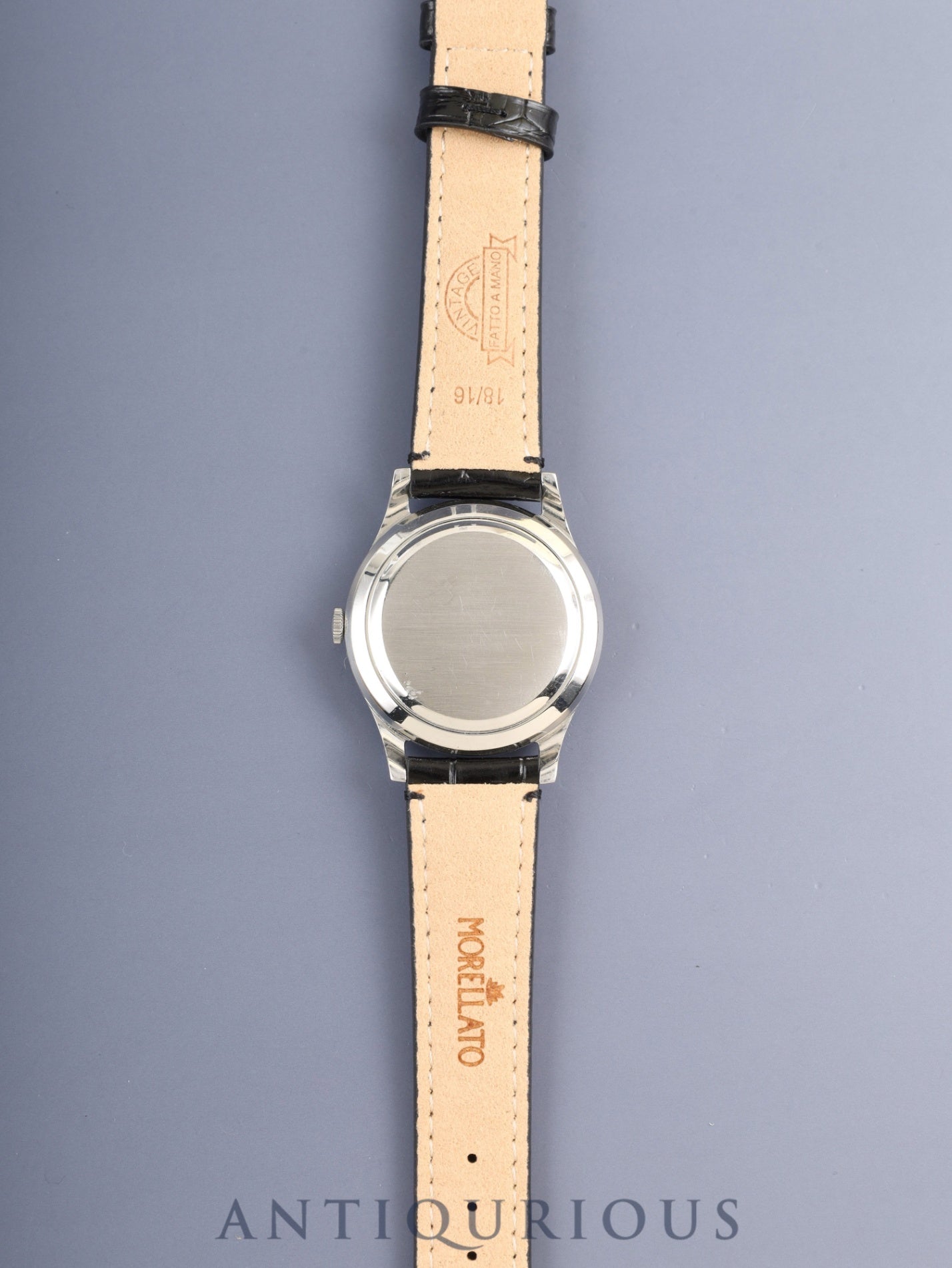 IWC オールドインター ラウンド 自動巻き Cal.C.853 SS 革 社外ピンバックル（SS）シルバー文字盤 オーバーホール済み アイダブリュシー