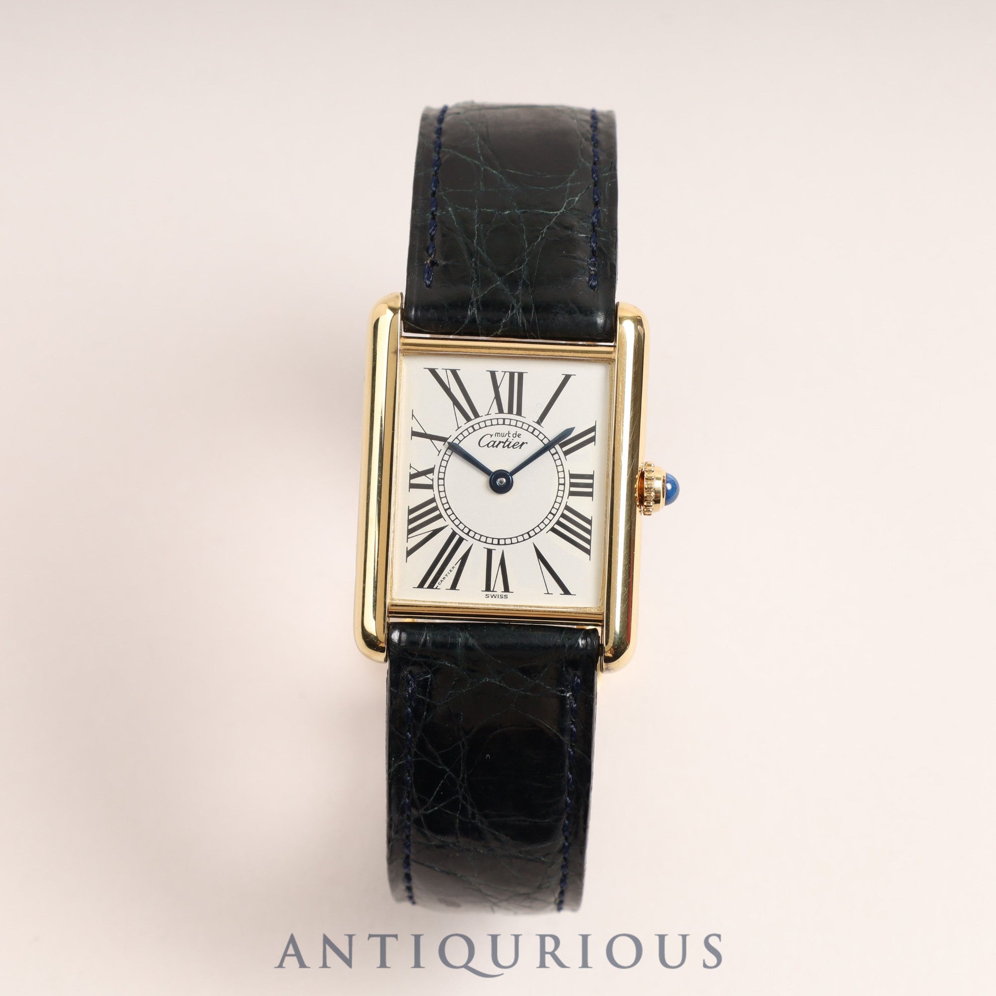 Cartier Must Tank LM QZ Opalan Dial with Box