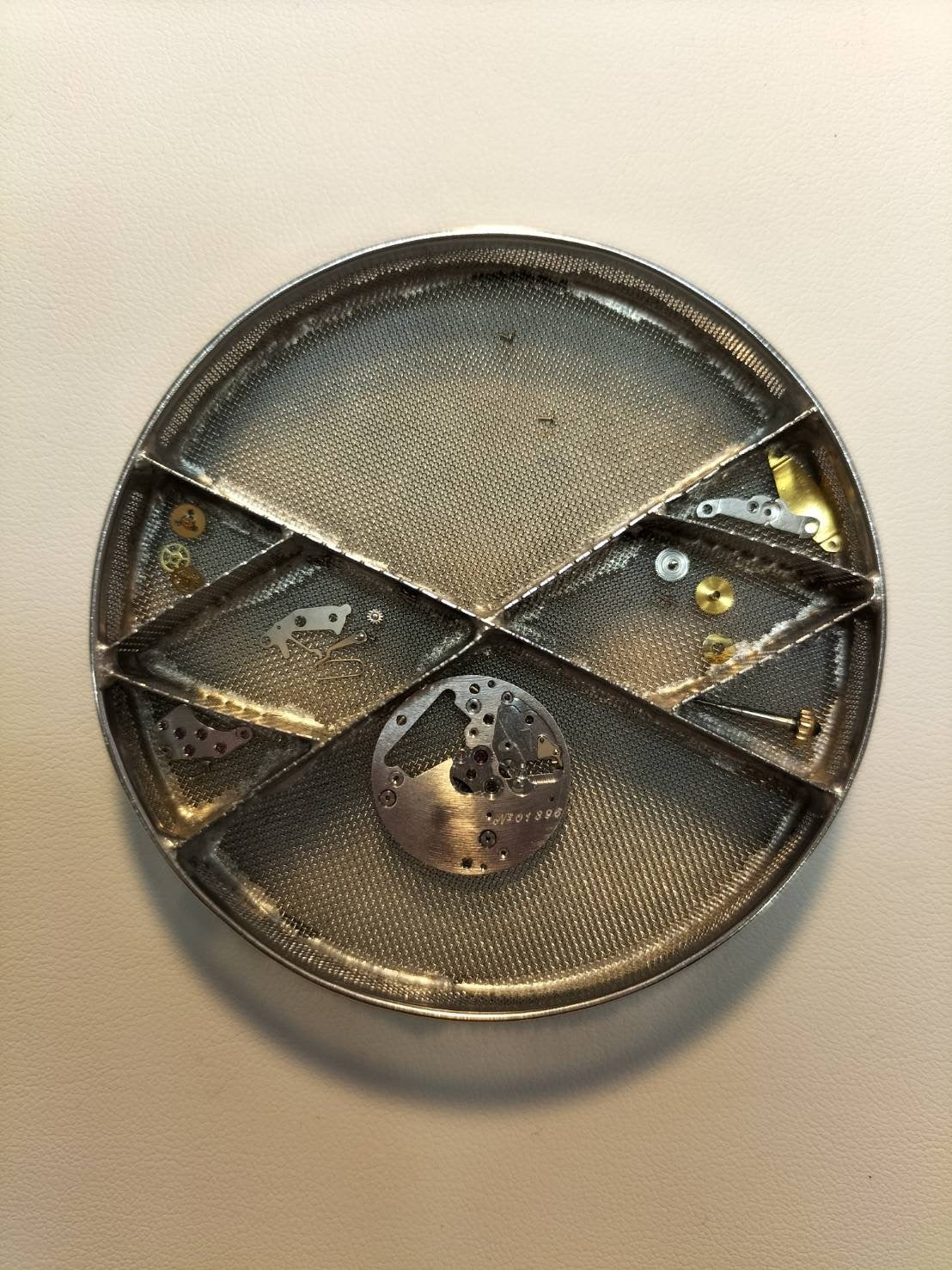 カルティエ マスト ヴァンドーム VLC LM W1001054 / 17 クォーツ Cal.81 SV925 革 純正ピンバックル（GP）アイボリークロワゾネ文字盤 箱 冊子 オーバーホール済み