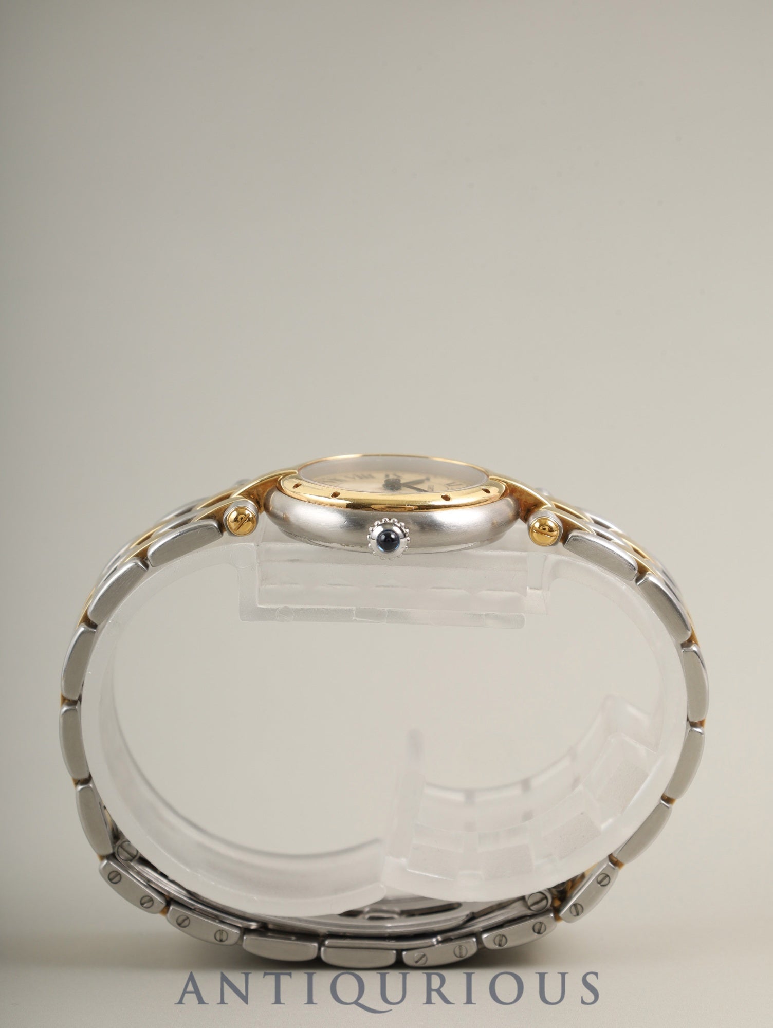 Cartier Panthère Vendôme SM 84084242 / 166920 Quartz Cal.157 SS/YG 2-row ivory Roman dial (SWISS表記) Box, warranty (blank), overhauled