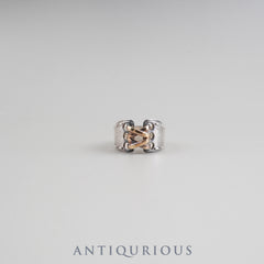 エルメス リング メキシコ コルセット ダブル SV925/750 #52 11.5号