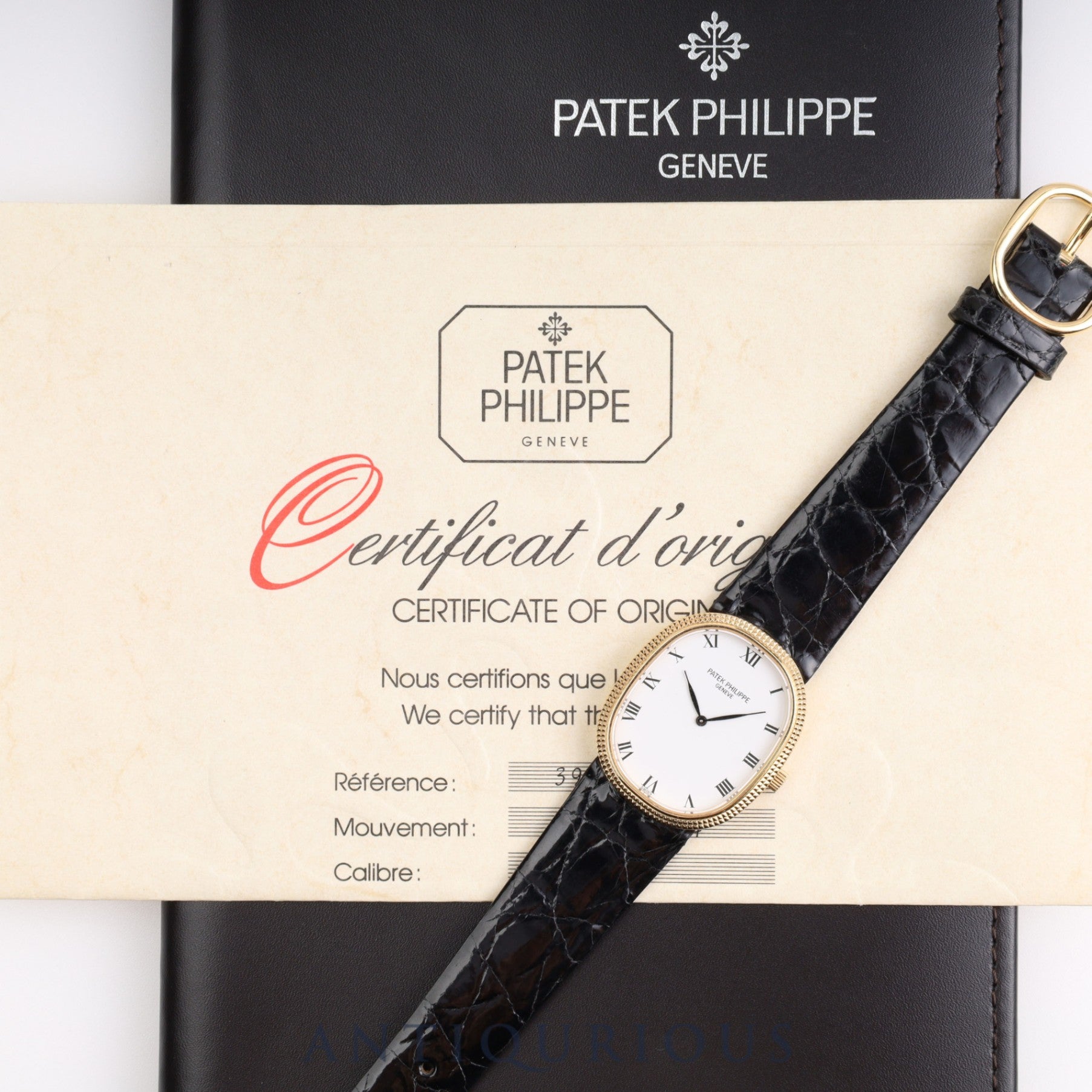 パテック フィリップ・ゴールデンエリプスの腕時計（PATEK PHILIPPE）| 東京銀座のヴィンテージドレスウォッチ専門店 -  ANTIQURIOUS