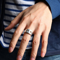 エルメス リング ヘラクレス スターリングシルバー #57 箱