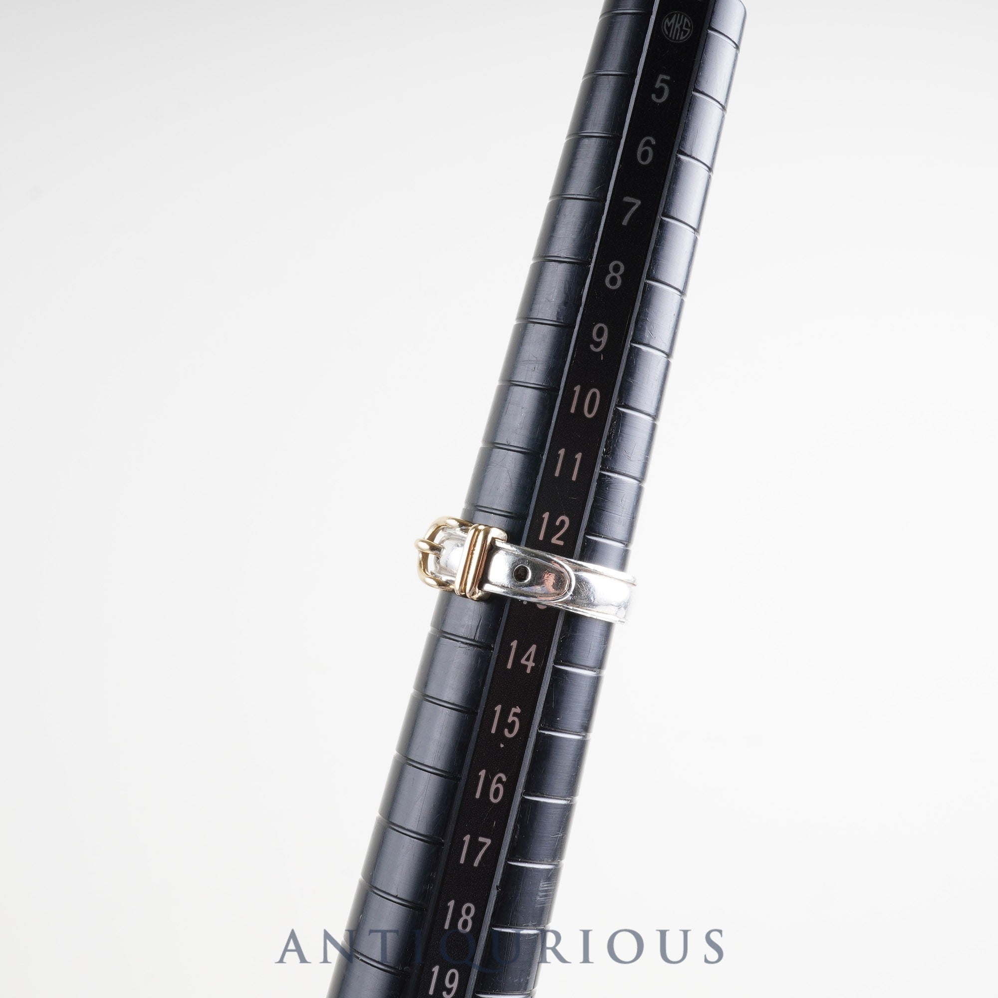 Hermès Santur Ring, SV925/750, 4.2g, #54, Approx. Size 13
