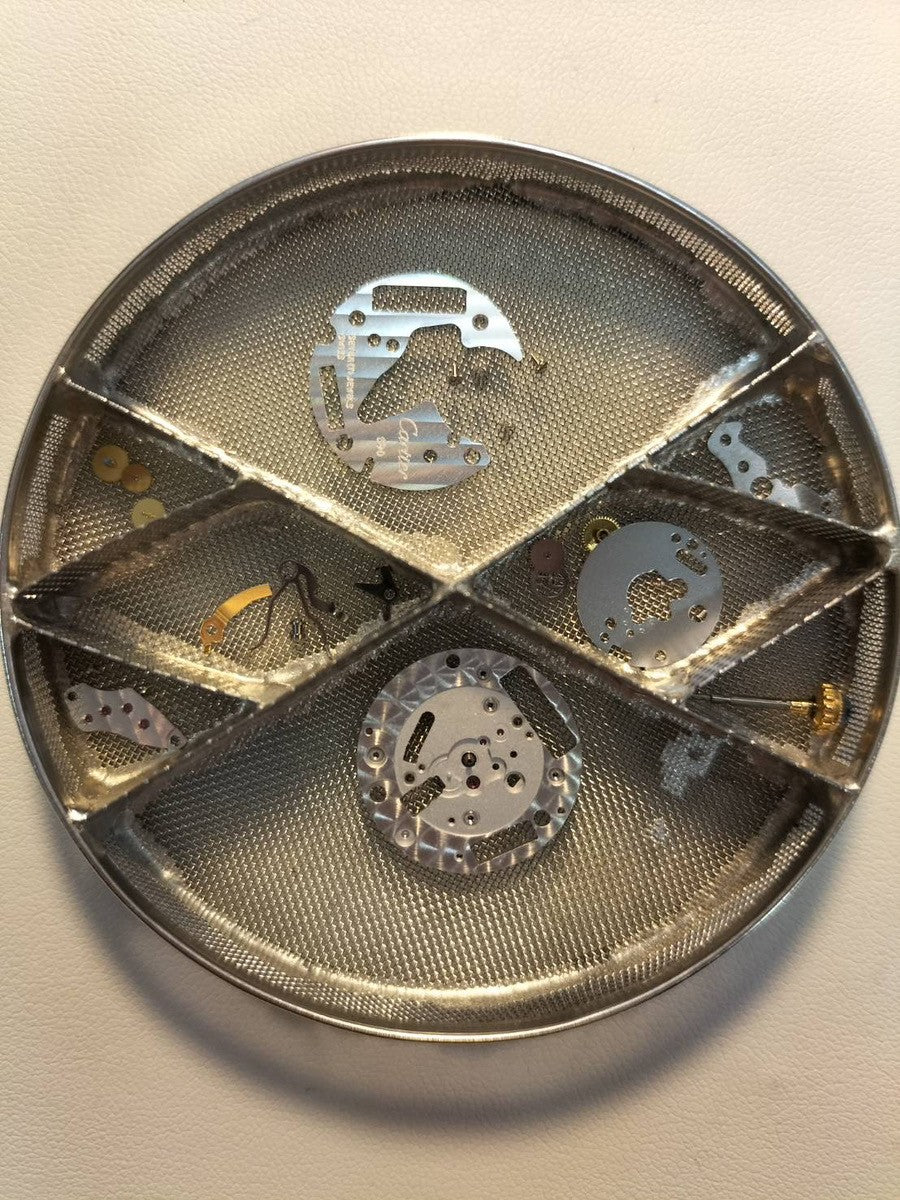 カルティエ マスト ヴァンドーム VLC LM 17 クォーツ Cal.690 SV925 純正革ベルト 純正尾錠（GP）マホガニーローマン文字盤 オーバーホール済み