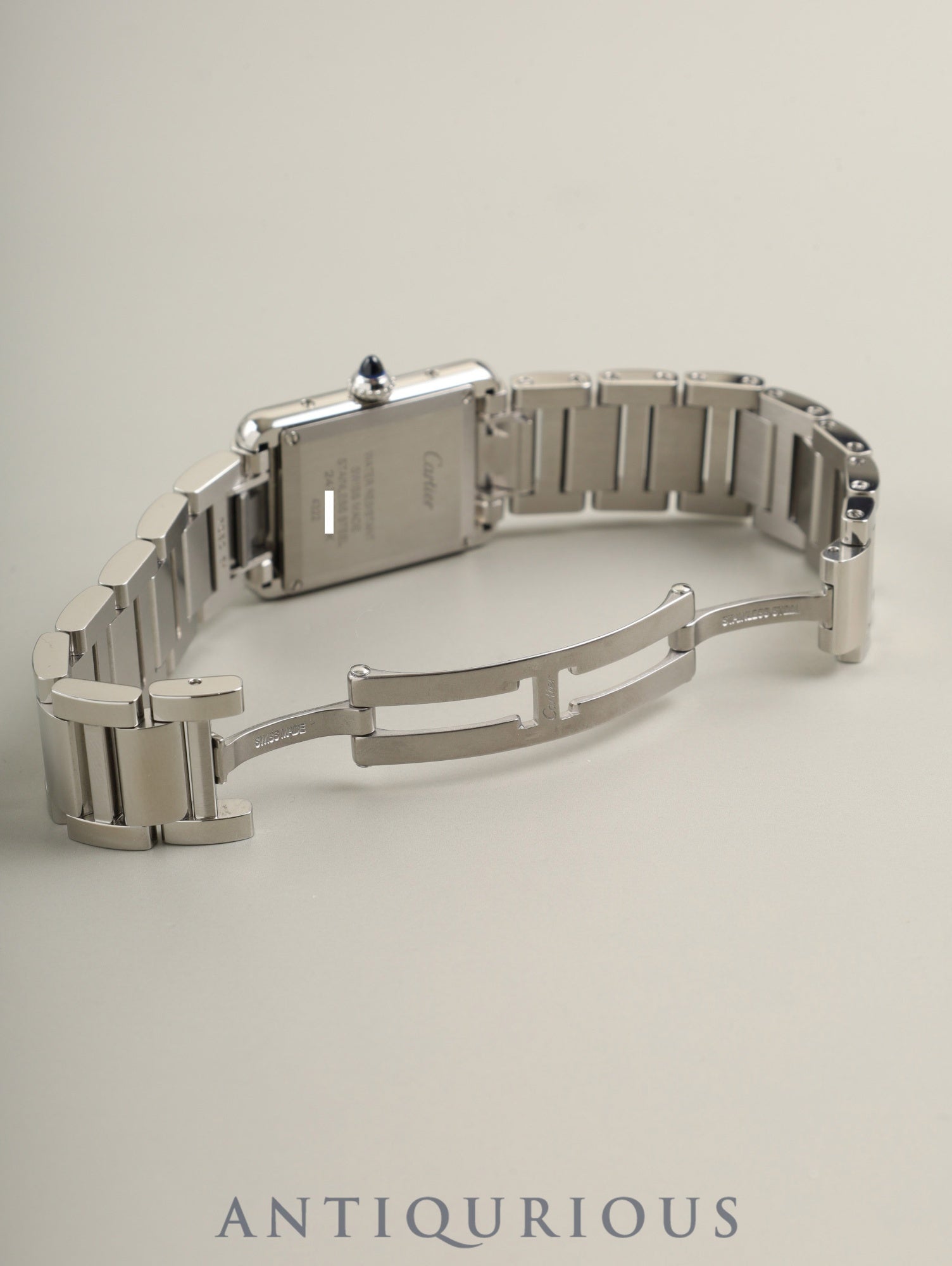 カルティエ タンクマスト SM WSTA0051 / 4322 クォーツ Cal.157 SS SS シルバーローマン文字盤 箱 保証書（2021年）オーバーホール済み