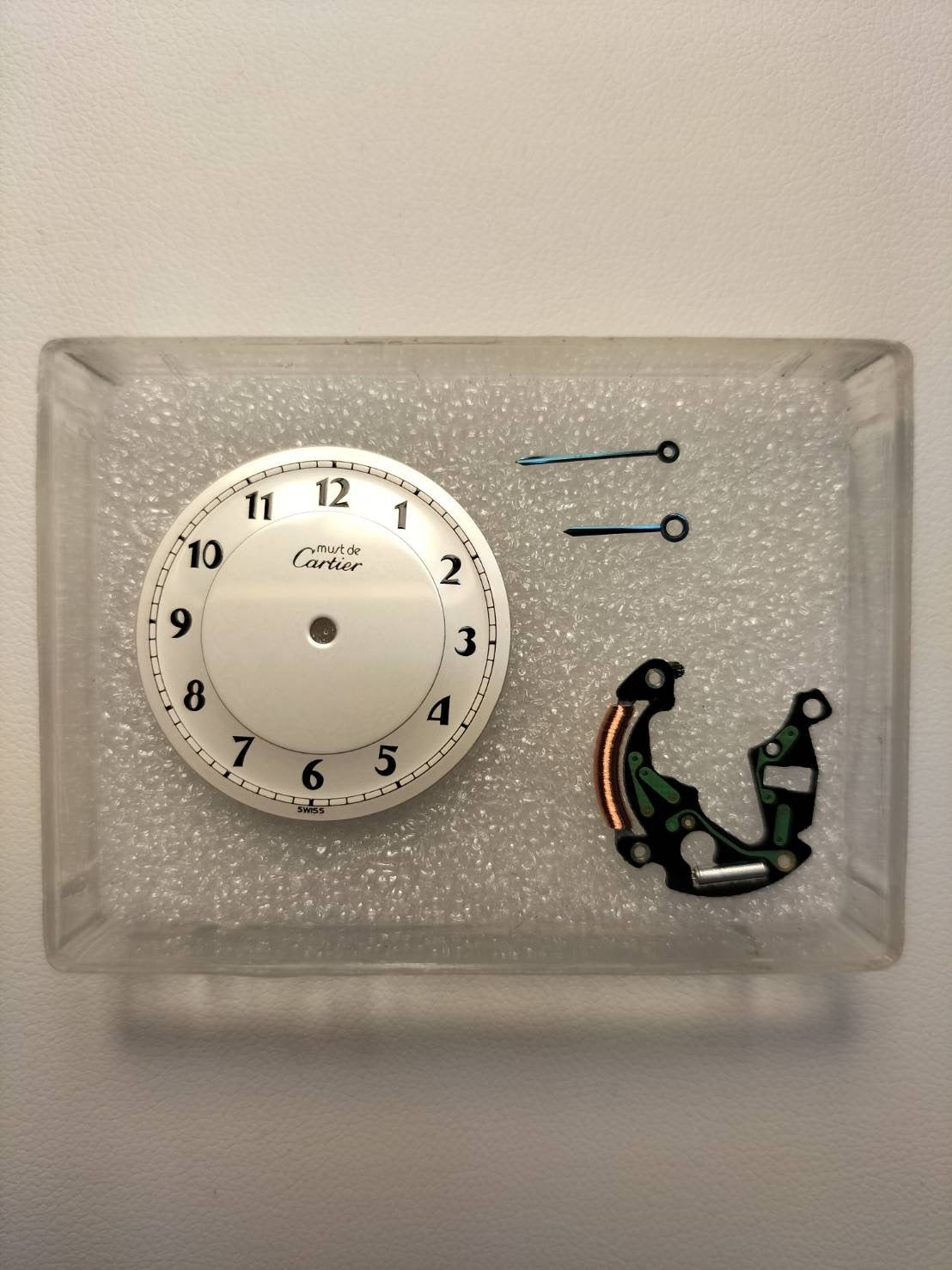 カルティエ マスト ヴァンドーム VLC LM 590003 クォーツ Cal.90 SV925 革 純正ピンバックル（GP）アラビア文字盤 オーバーホール済み