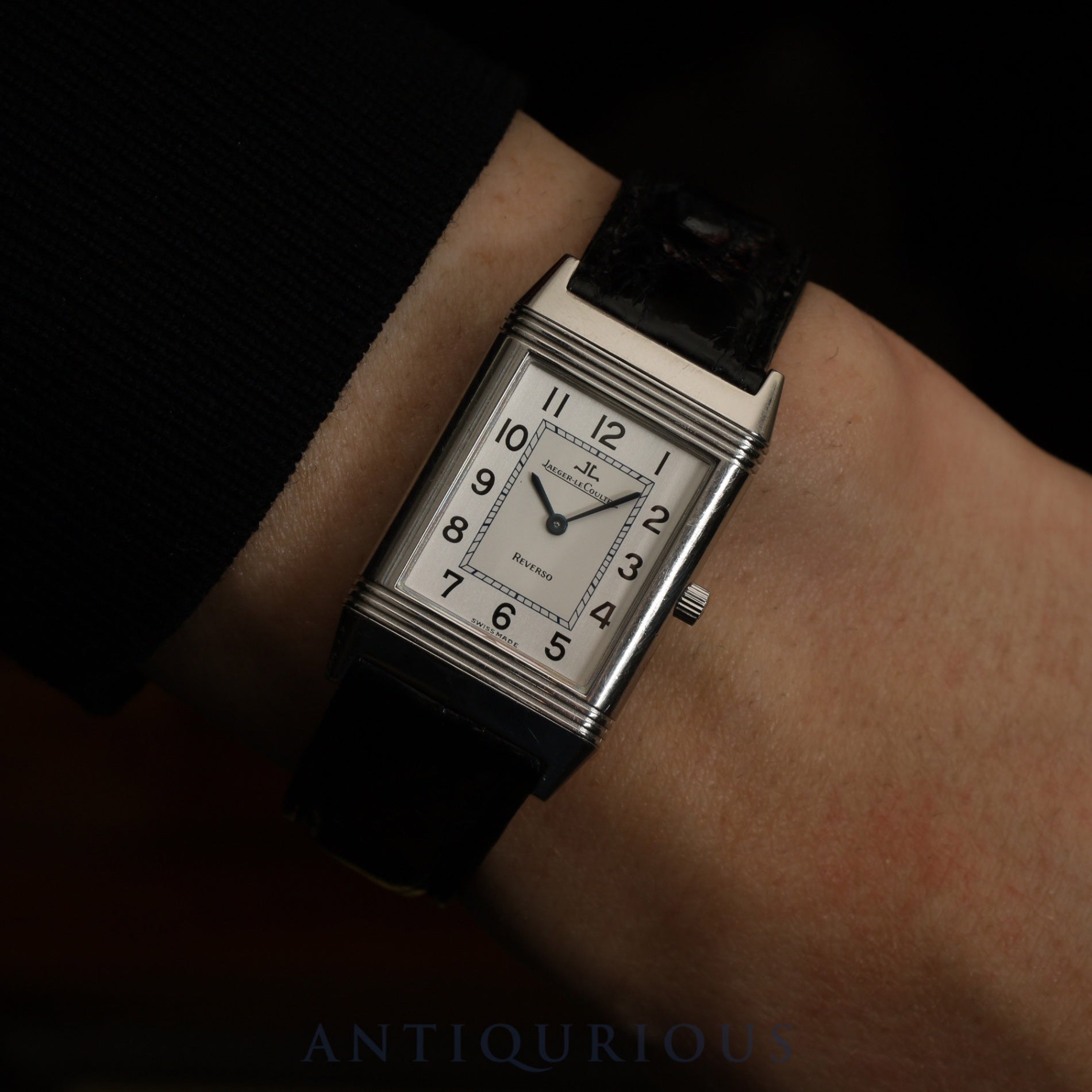 ジャガー・ルクルト  レベルソ クラシック 250.8.86 手巻き Cal.846/1 SS 純正Dバックル （SS） 23mm×38mm シルバーアラビア文字盤 オーバーホール済み