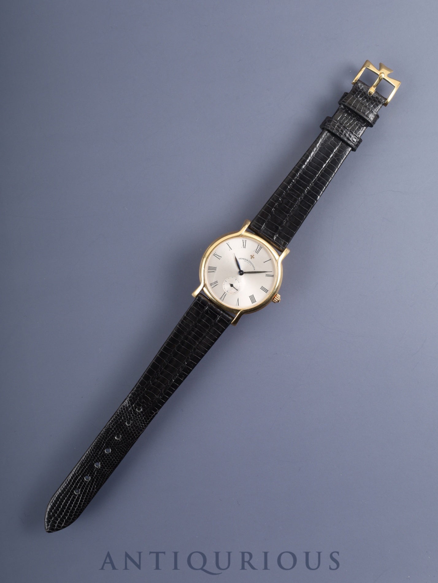 Vacheron Constantin Lille 92060 / 000J-4 Manual Winding Caliber 1014/2 750 Leather Strap with Genuine Buckle (750) Silver Roman Dial Case Warranty Card Overhauled