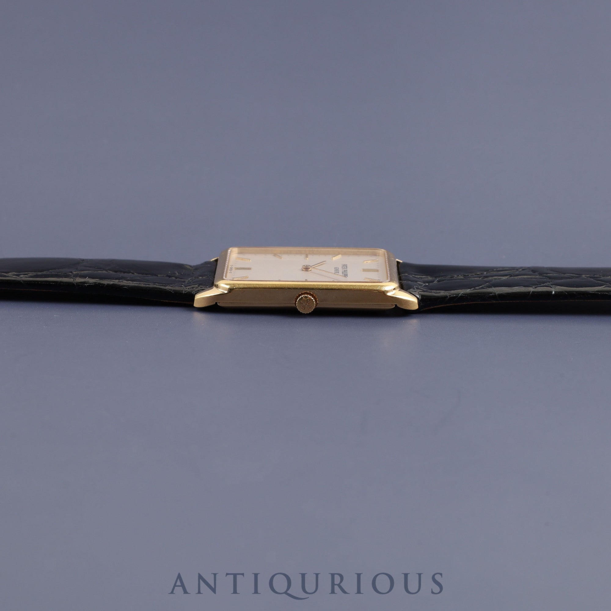 Patek Philippe Gondolo 3803 Manual winding Cal.177 YG Genuine leather strap Genuine buckle (750) Silver dial Overhauled