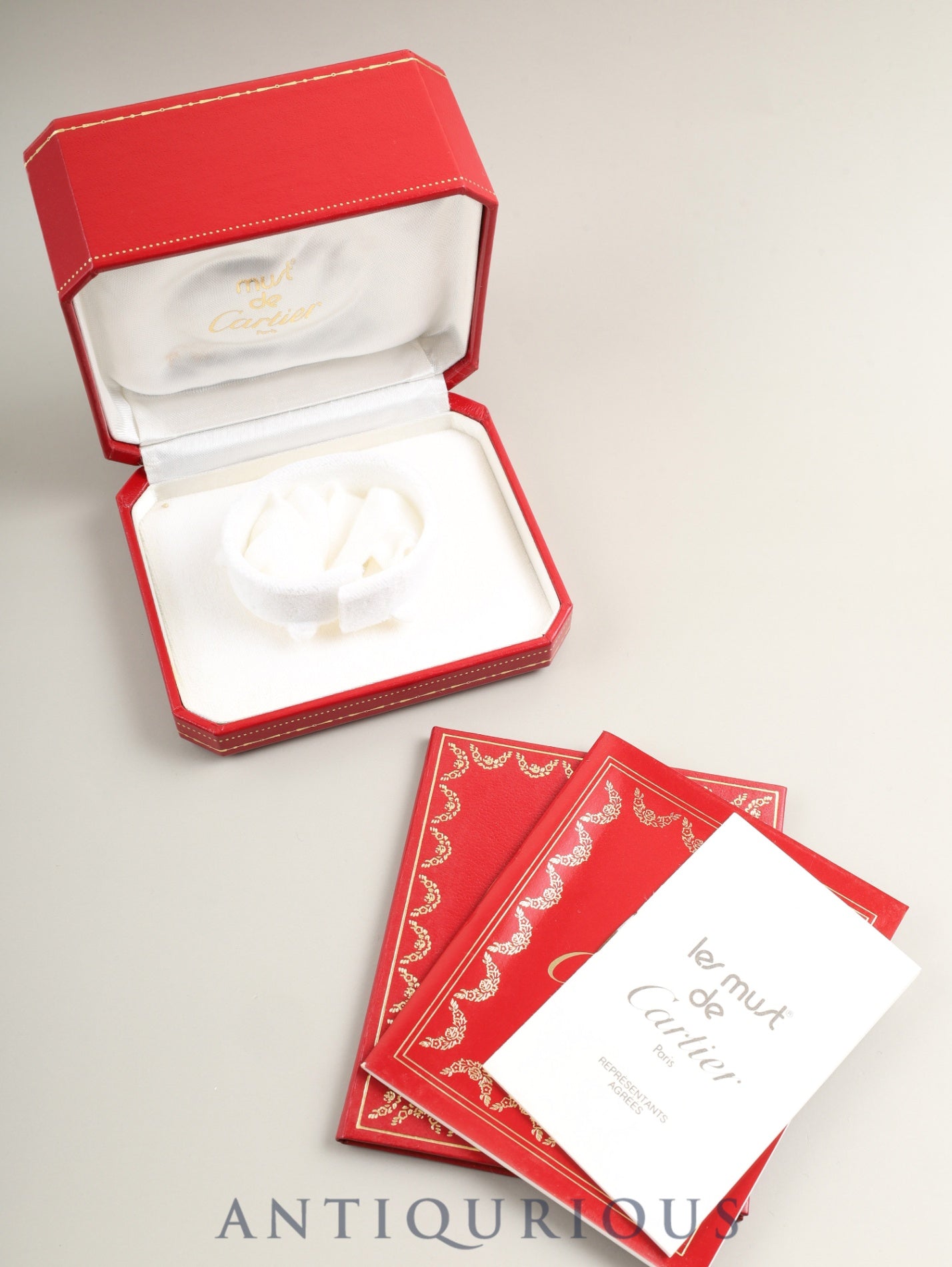 カルティエ マストコリゼ W1009954 / 1902 クォーツ Cal.90 SV925 革