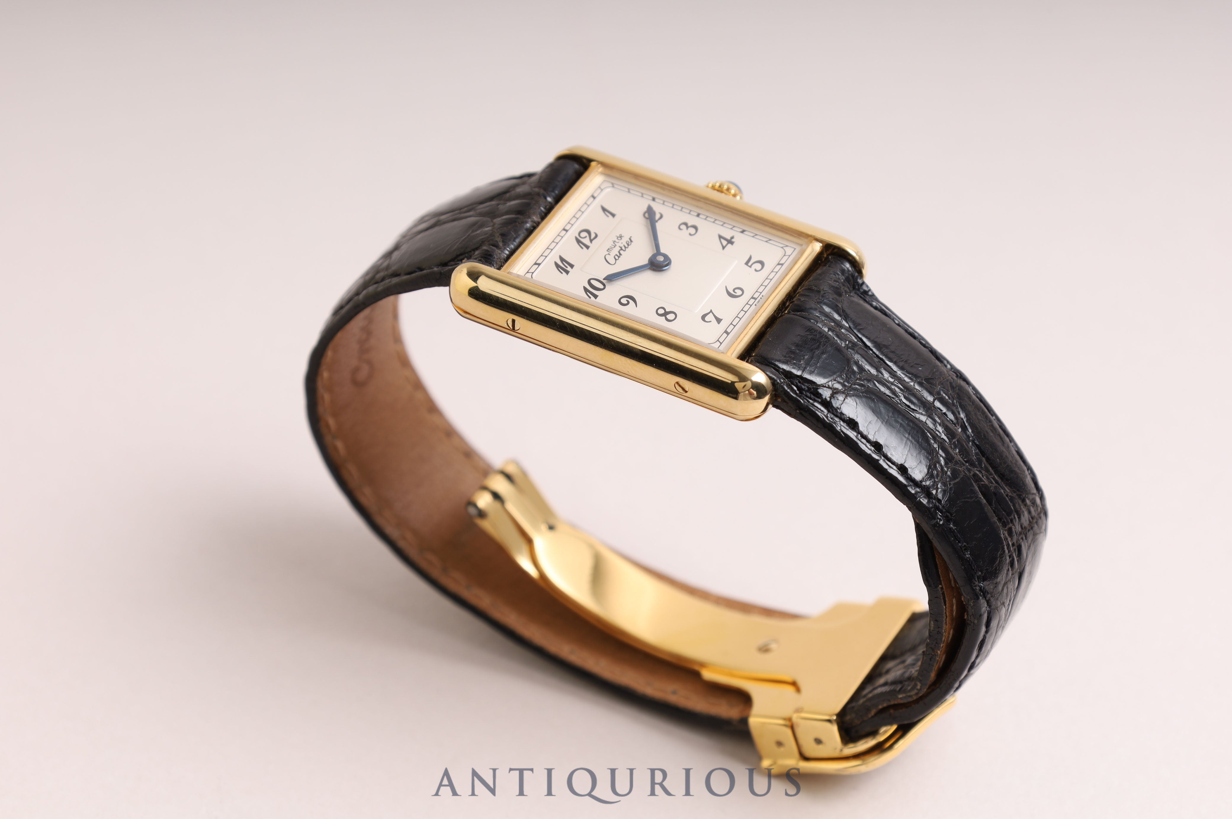 Cartier Must Tank LM QZ Arabic Dial