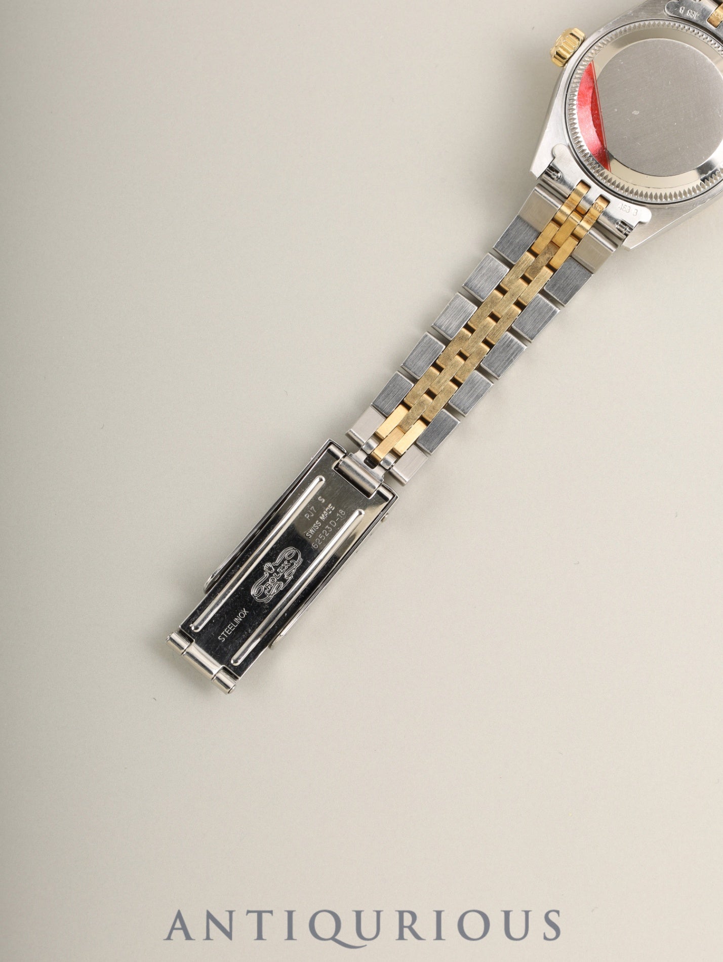 ロレックス デイトジャスト レディ 69173 自動巻き Cal.2135 SS/YG SS/YG ホワイト飛びアラビア文字盤（SWISS MADE表記） W番（1994年～1995年）保証書（1999年 ）オーバーホール済み