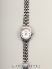 ロレックス デイトジャスト 69174 自動巻き Cal.2135  SS×WG SS ホワイト文字盤 箱 タグ 保証書（1999年）オーバーホール済み