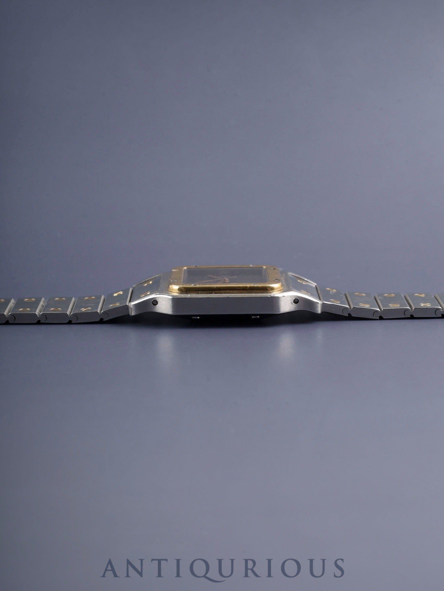 Cartier Santos Carrée LM 2961 Automatic Cal.2671 SS/YG SS/YG Ghost Gray Dial (SWISS marking) Overhauled