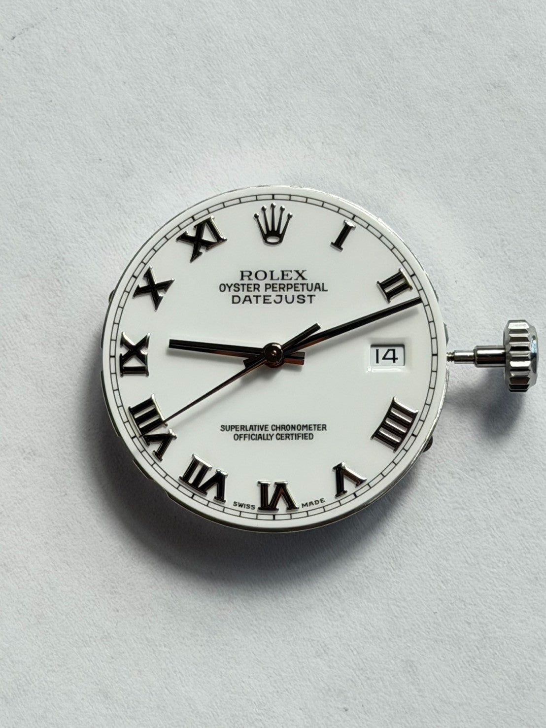 Rolex Datejust 16234 Automatic Cal.3135 SS/WG SS White Roman Dial (SWISS MADE) U-serial (1997) Box Overhauled