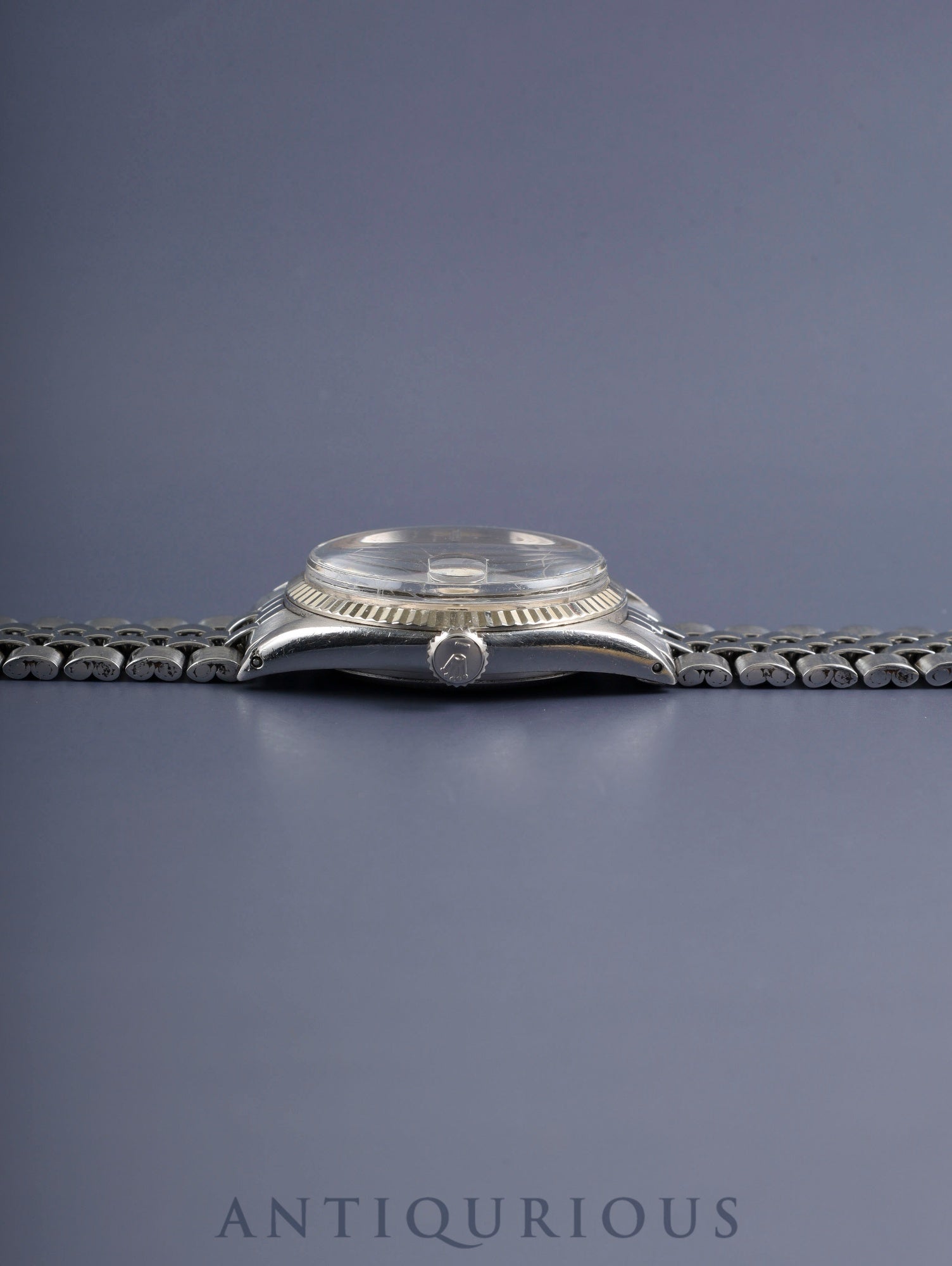 ロレックス デイトジャスト 1601 自動巻き Cal.1560 SS/WG SS シルバー文字盤 95番（1963年）オーバーホール済み