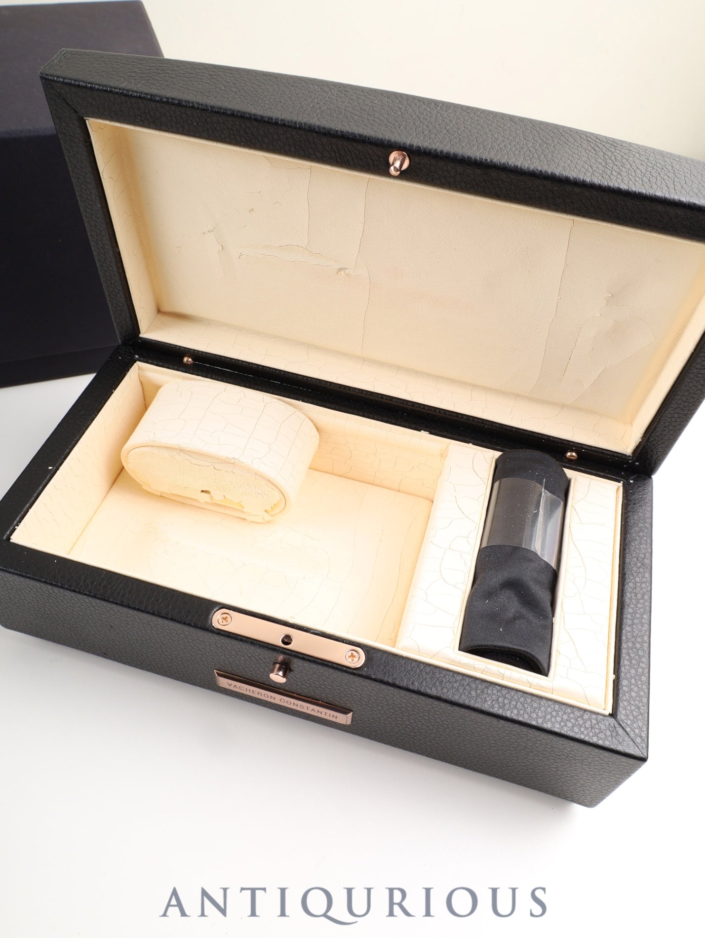 Vacheron Constantin Essential Flat 31160/000G-8996 Manual Winding Caliber 1132.2 750WG Leather Genuine Pin Buckle (750WG) Black Roman Dial Box Warranty Card (2002) Notebook Overhaul