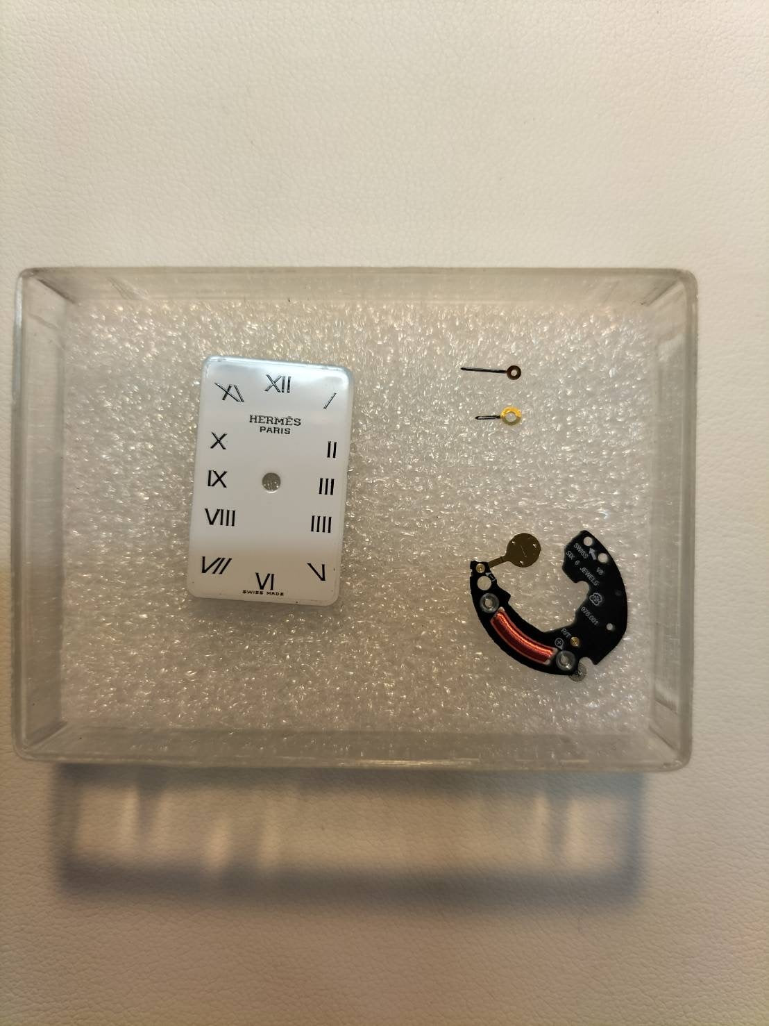 エルメス クロアジュール 54 10 75 クォーツ Cal.976.001 SS/GP  SS/GP ホワイト文字盤 オーバーホール済み