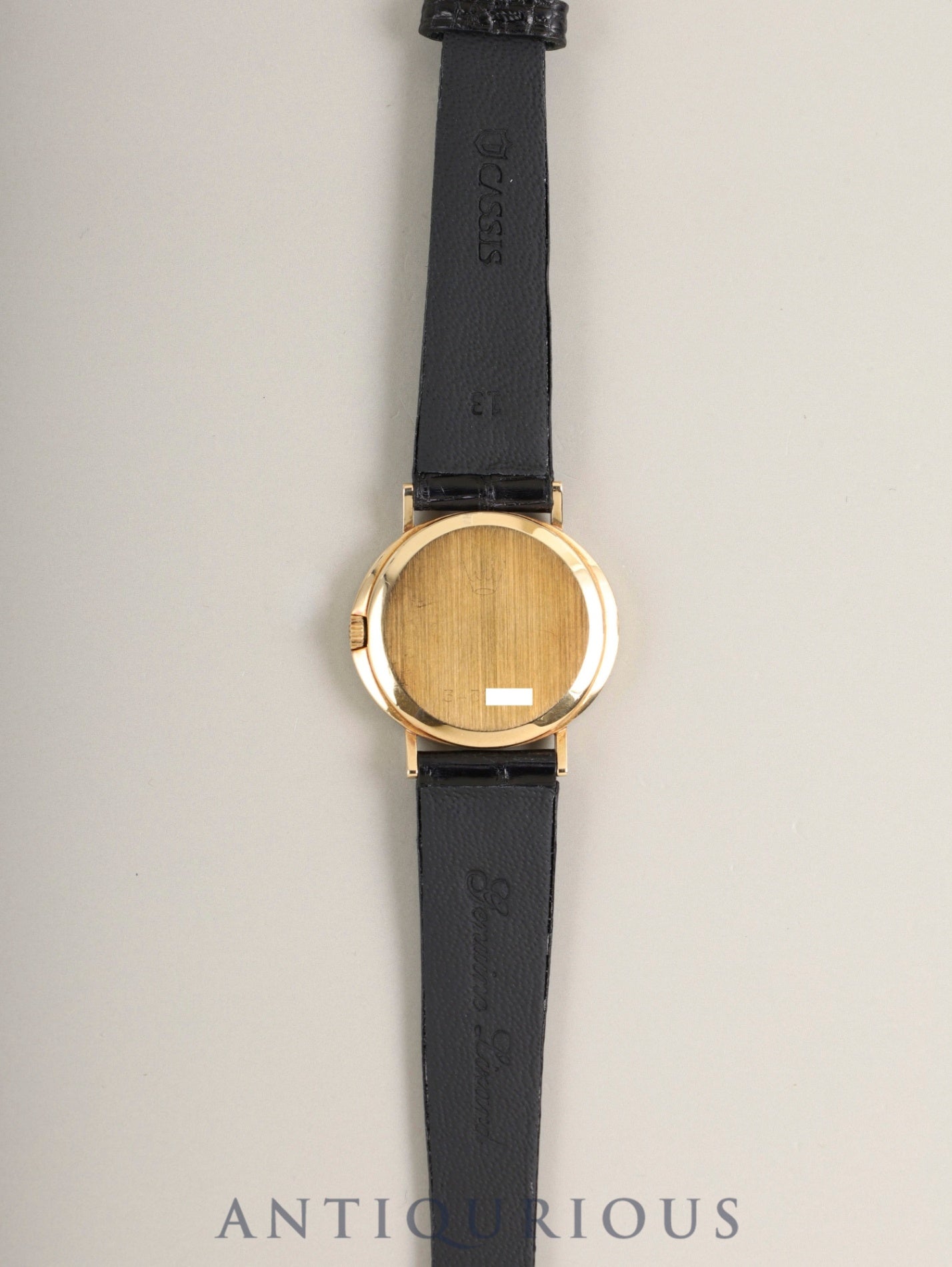 Rolex Cellini 4181 Manual Winding Cal.1600 18K Leather Genuine Pin Buckle (GP) Champagne Dial Warranty (1977) Overhauled
