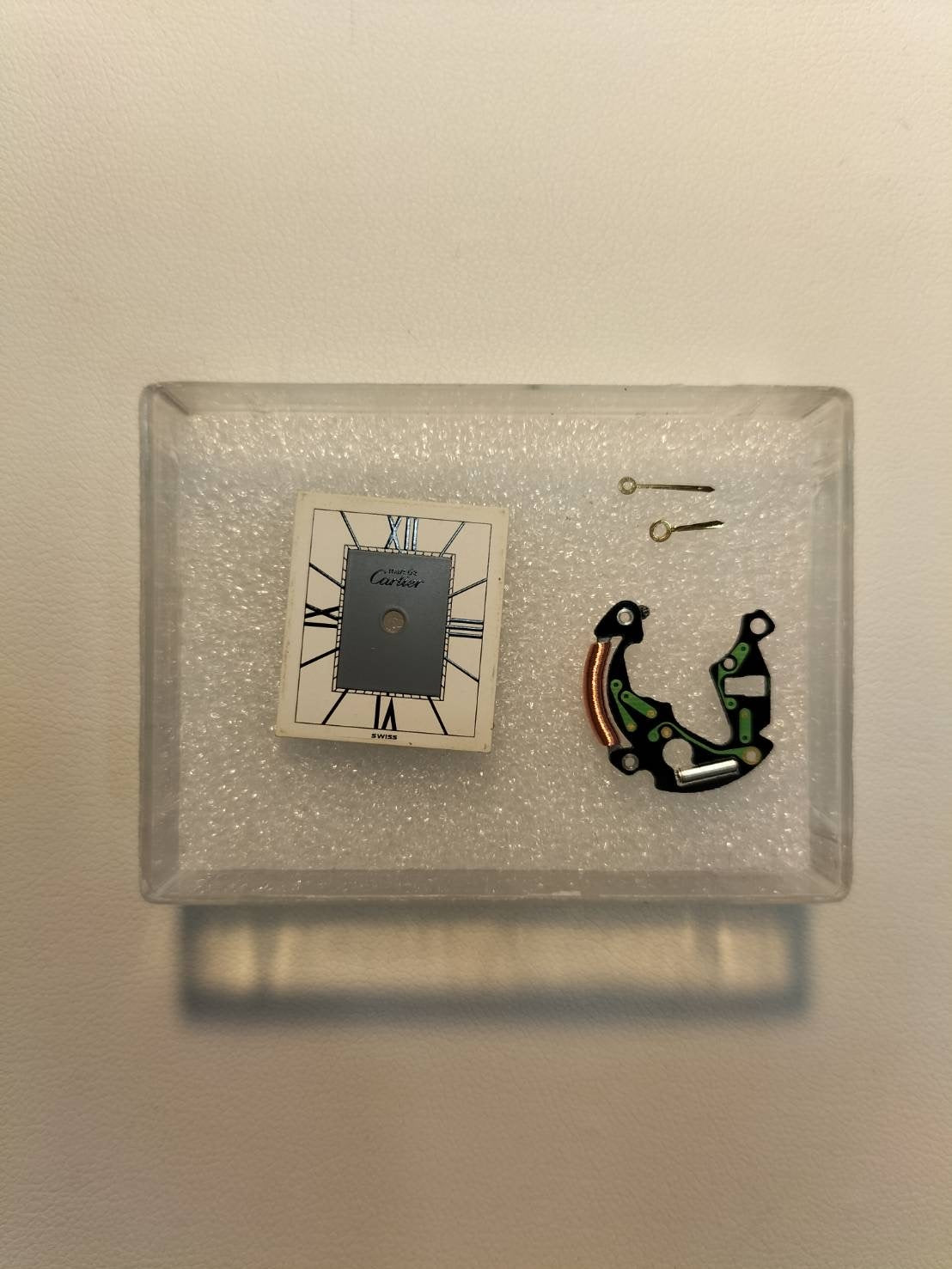 カルティエ マストタンク LM590005 クォーツ Cal.90 SV925 革 純正尾錠（GP） センターグレー飛びローマン文字盤 オーバーホール済み