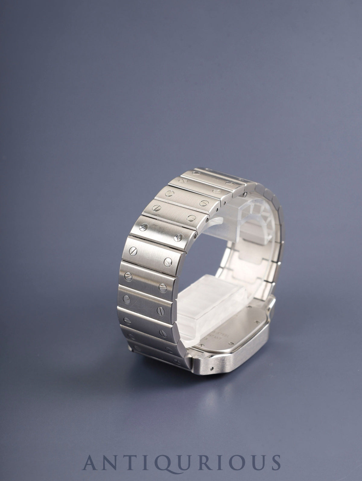 Cartier Santos Galbee XL W20098D6 / 2823 Automatic Cal.2892 SS SS Silver Roman Dial (SWISS MADE) Box Warranty (2008 / Name inscribed / Incorrect serial number) Manual Booklet DVD Overhauled