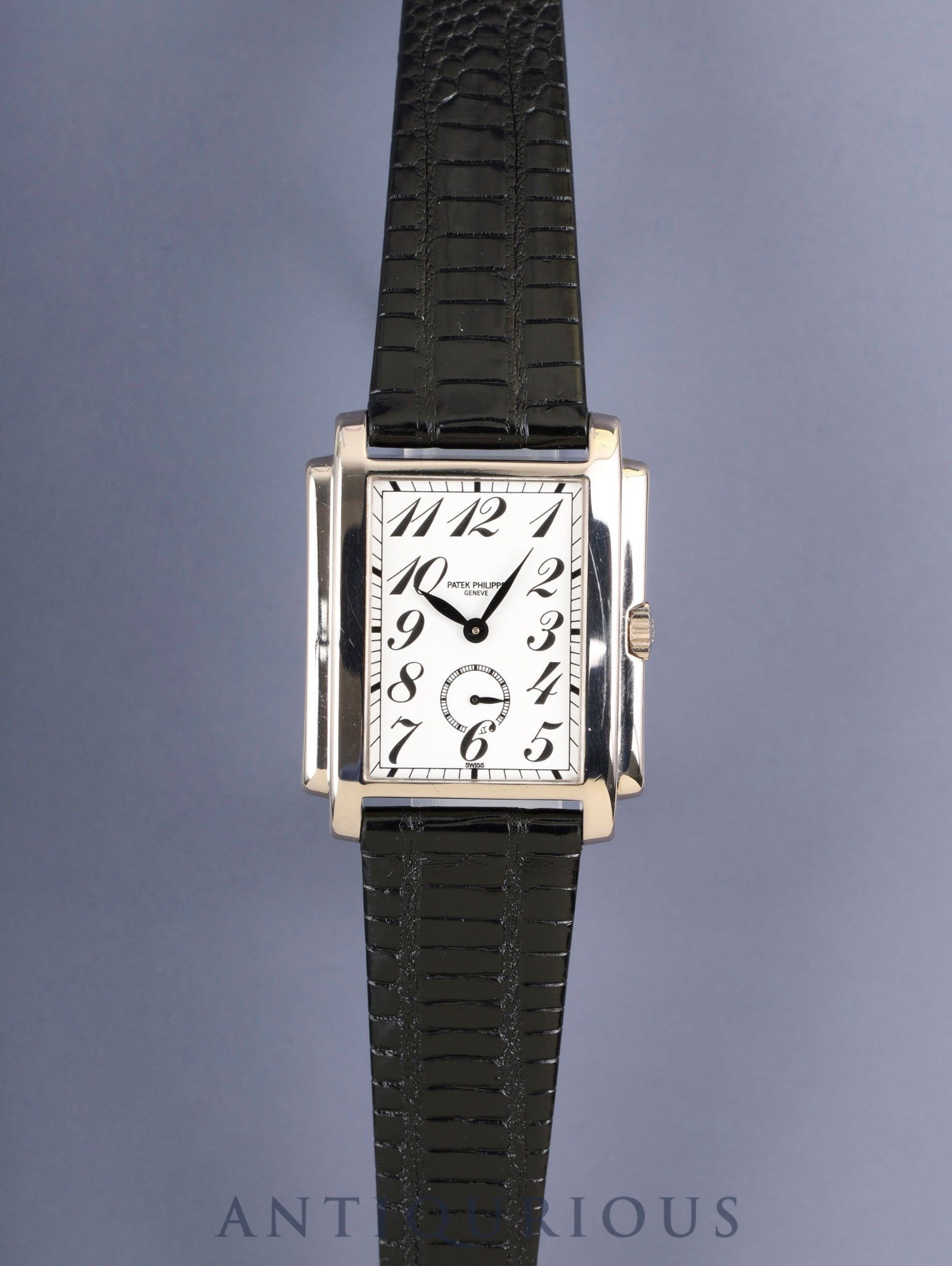 Patek Philippe Gondolo 5024G-010 Manual Winding Cal.215 750WG Leather Original Pin Buckle (750WG) White Dial Overhauled