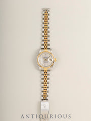 Rolex Datejust 79173NG Automatic Cal.2235 SS/YG White Shell Diamond Dial Y-serial (2002) Box Warranty (2003) Booklets Overhauled