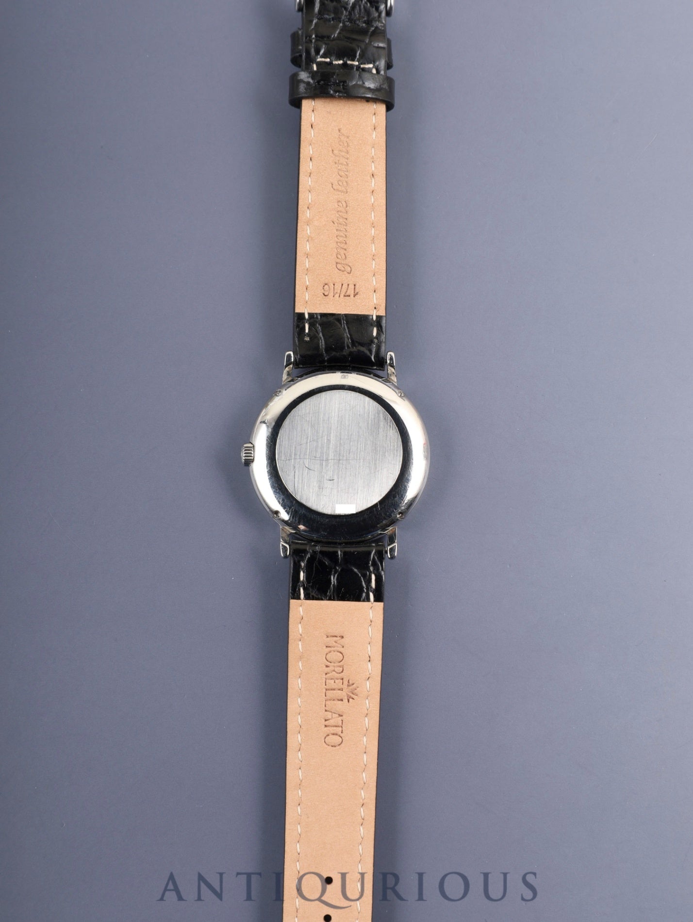 IWC Portofino IW351403 Automatic Cal.37521 SS Leather Aftermarket Pin Buckle (SS) White Dial Overhauled