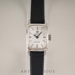 Omega De Ville, manual winding, stainless steel, leather, non-original buckle (SS), silver dial, overhauled