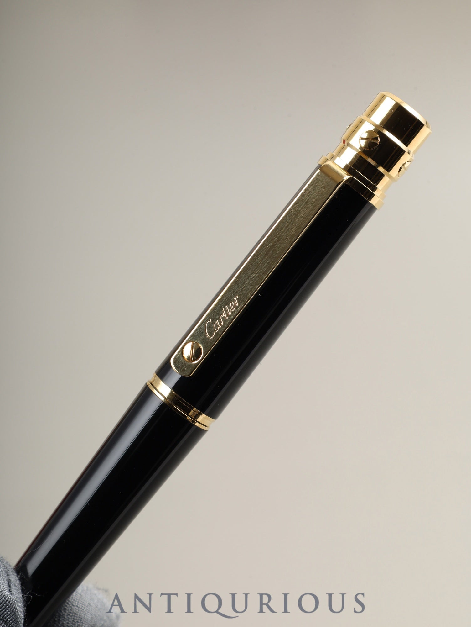 カルティエ ボールペン サントス ドゥ GP/レジン ツイスト式 保証書（2020年）箱 未使用純正リフィル