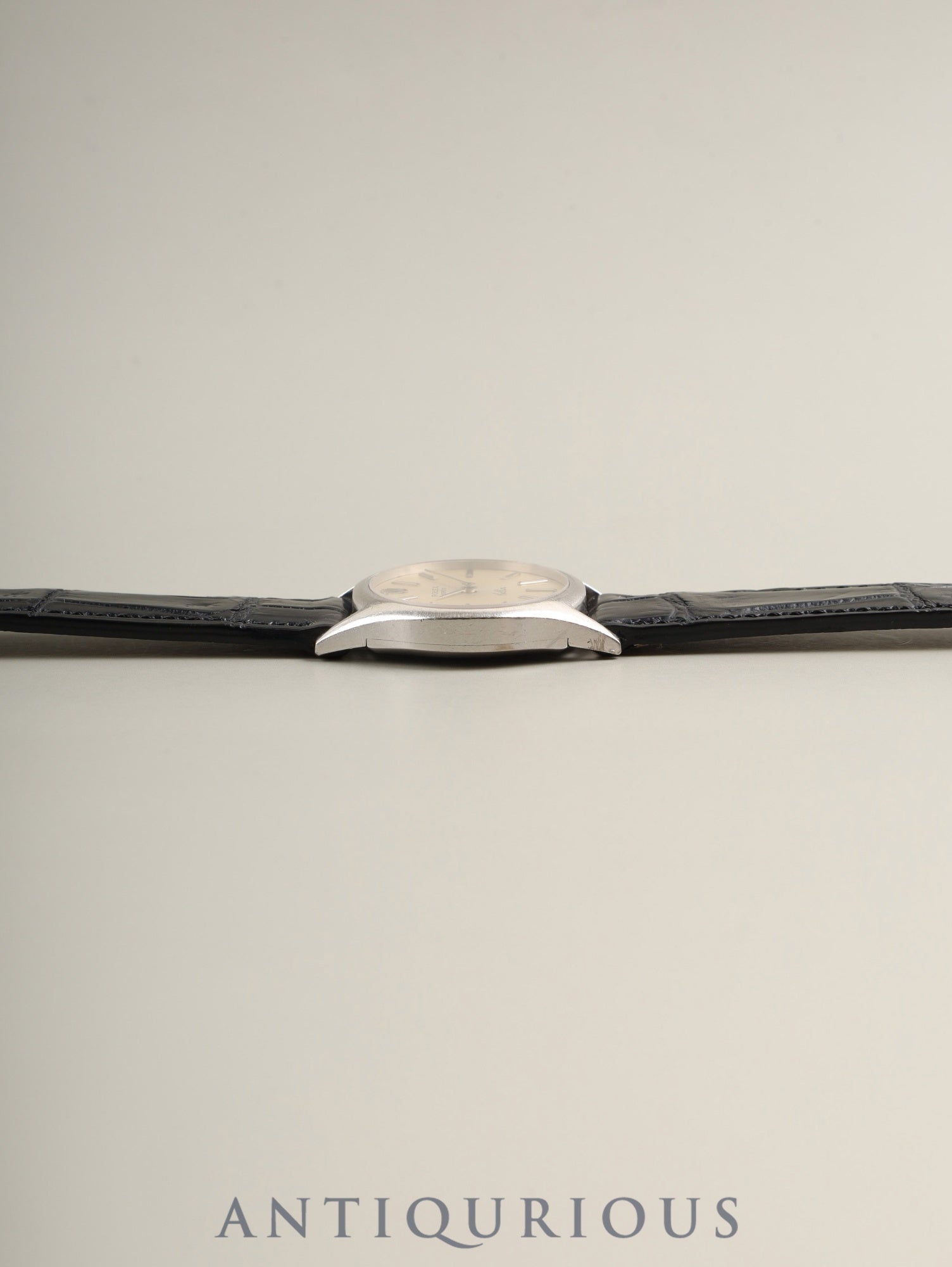 ロレックス チェリーニ 3802 手巻き Cal.1600 革 750WG 純正ピンバックル（SS） シルバー文字盤  30番台（1970年） オーバーホール済み