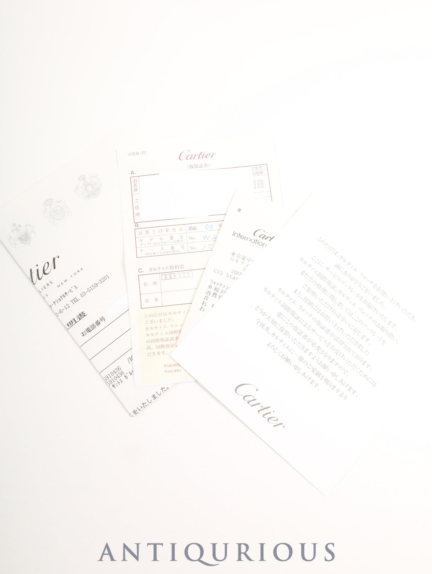 カルティエ サントス ガルベ LM W20060D6 / 1564 クォーツ Cal.687 SS SS ホワイトローマン文字盤（SWISS MADE表記） 箱 冊子 保証書（2003年）カルティエ修理証明書（2009年）オーバーホール済み