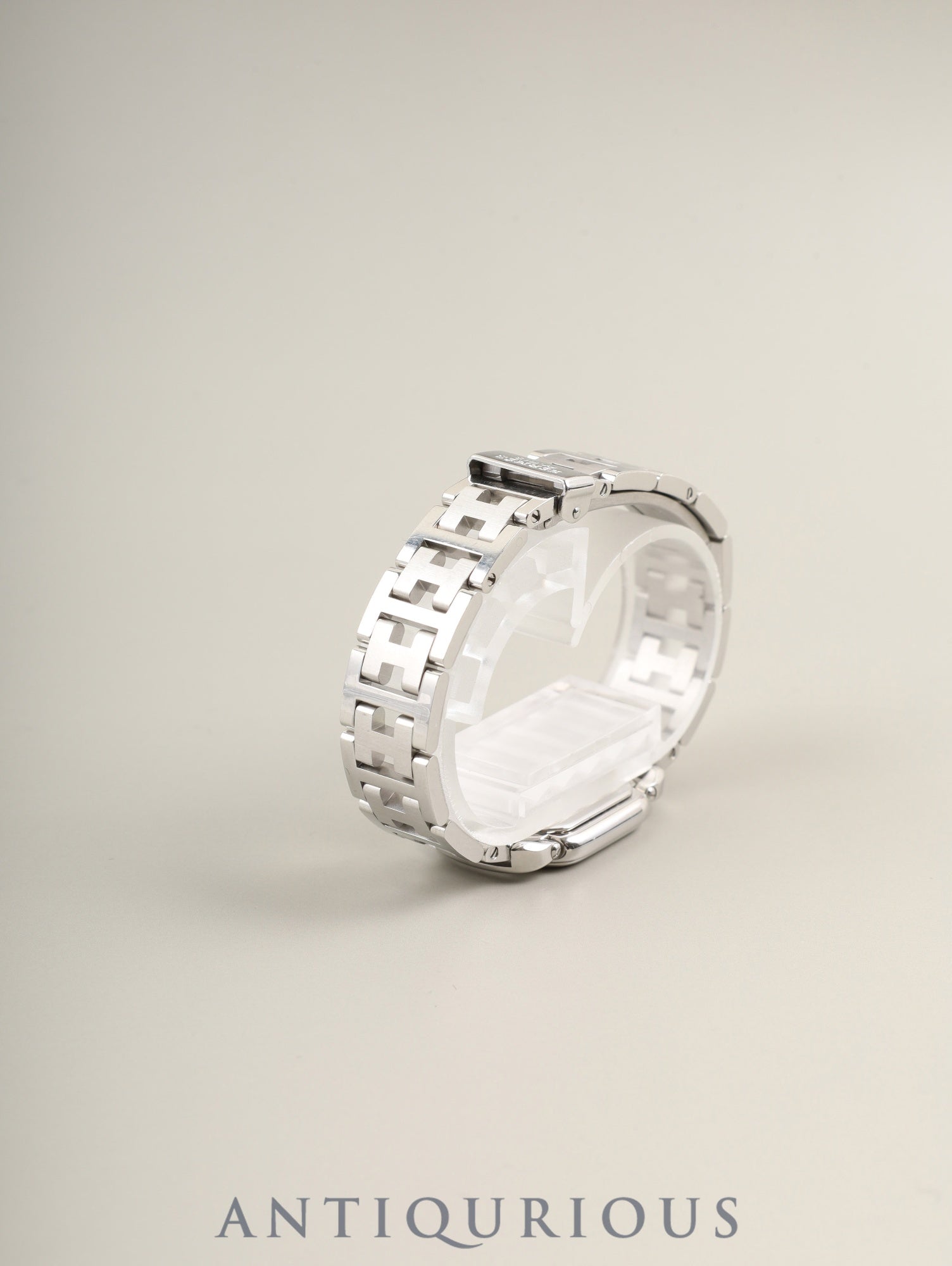 エルメス ラリー RA1.210 クォーツ Cal.976.001 SS SS ホワイト文字盤 オーバーホール済み