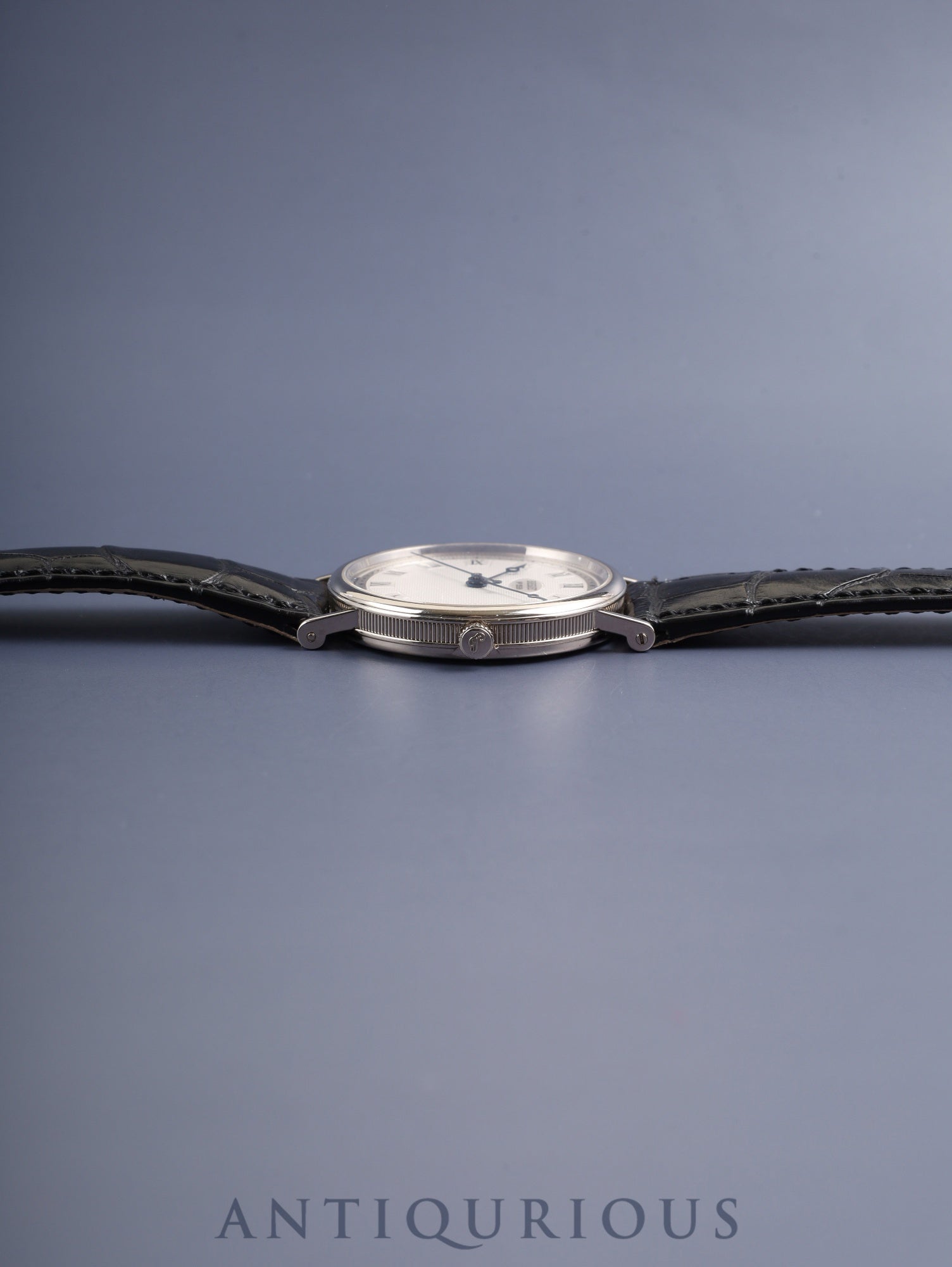 ブレゲ クラシック ツインバレル 5910BB.15.984 自動巻き Cal.591  750WG 純正革ベルト 純正尾錠（750WG）シルバー文字盤 箱 冊子 保証書（2002年）オーバーホール済み