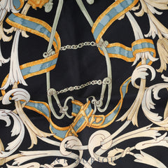 Hermes Scarf Carre 45, Elegance of the Bridle, Box, Card, SILK 100%