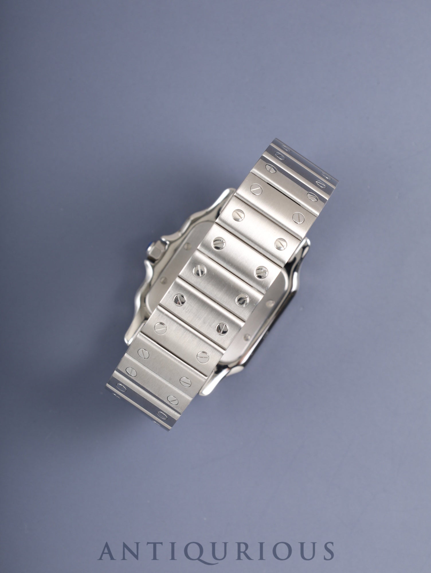 カルティエ サントス ガルベ LM W20060D6 / 1564 クォーツ Cal.687 SS SS ホワイトローマン文字盤（SWISS MADE表記） 箱 冊子 保証書（2003年）カルティエ修理証明書（2009年）オーバーホール済み